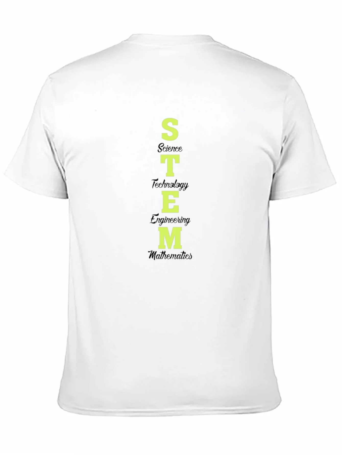 Camiseta Negra STEM Ciencia Tecnolog¨ªa Ingenier¨ªa Matem¨¢ticas