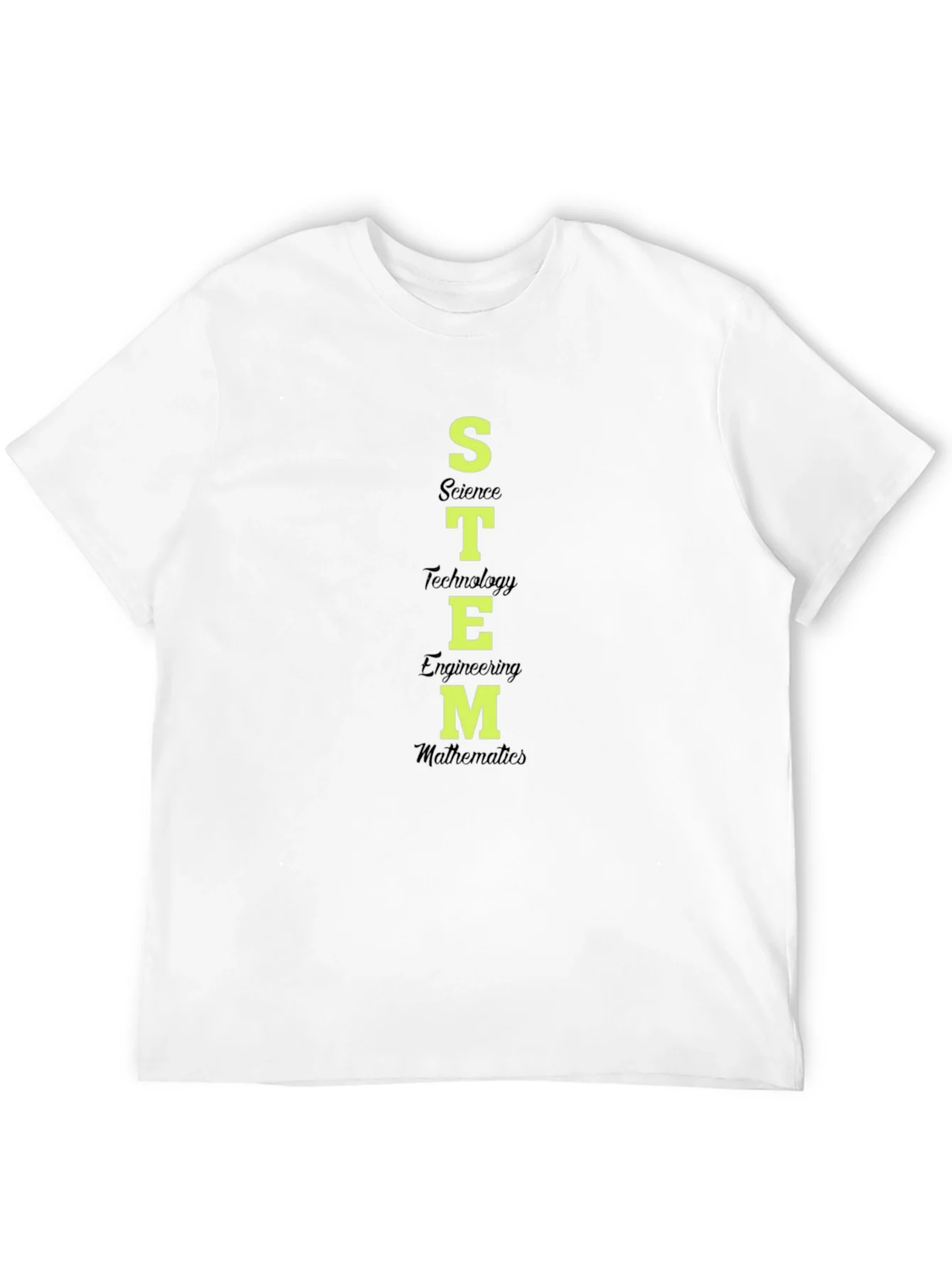 Camiseta Negra STEM Ciencia Tecnolog¨ªa Ingenier¨ªa Matem¨¢ticas
