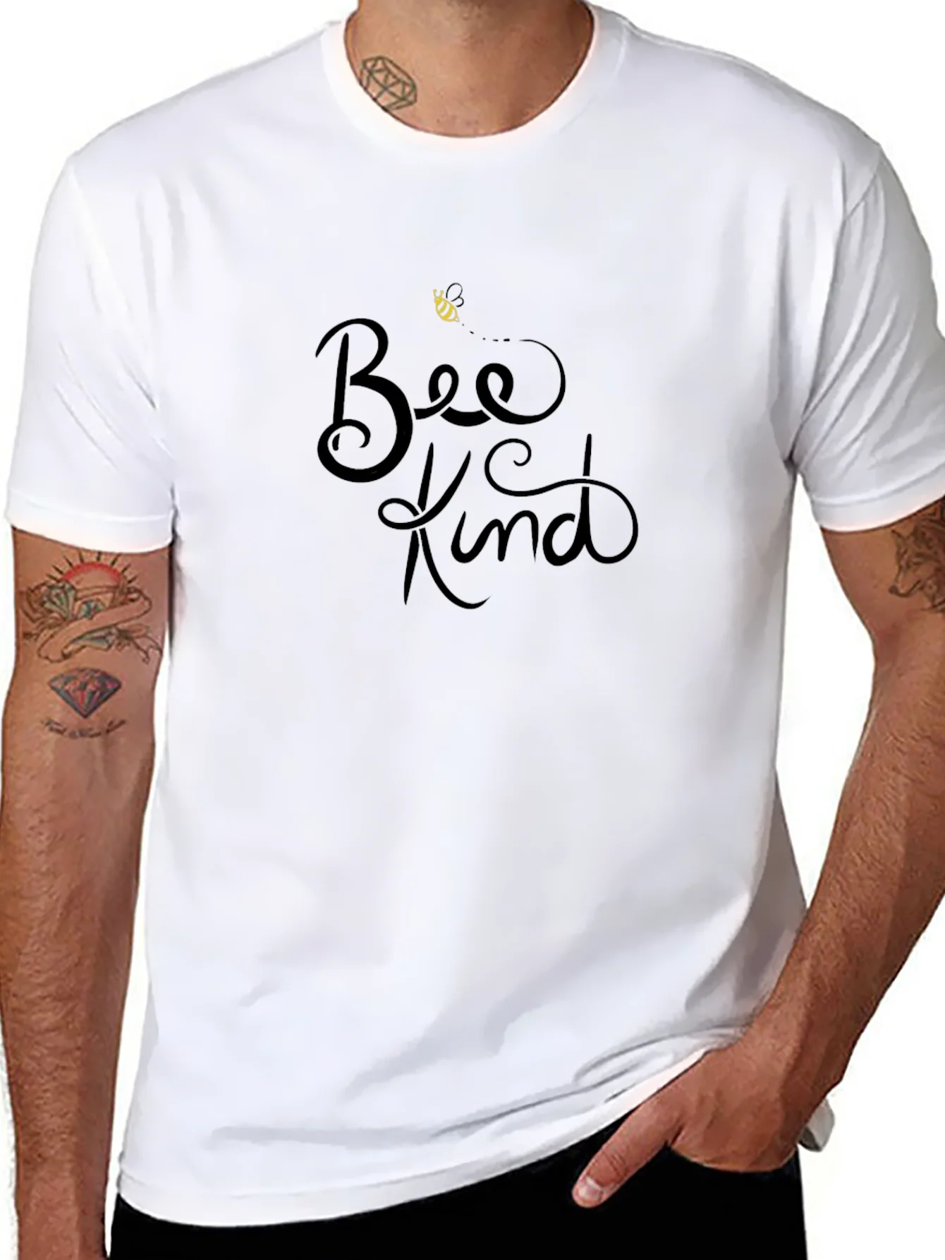 Rebbecca Bee Kind Black T-Shirt - Motivational Graphic Tee