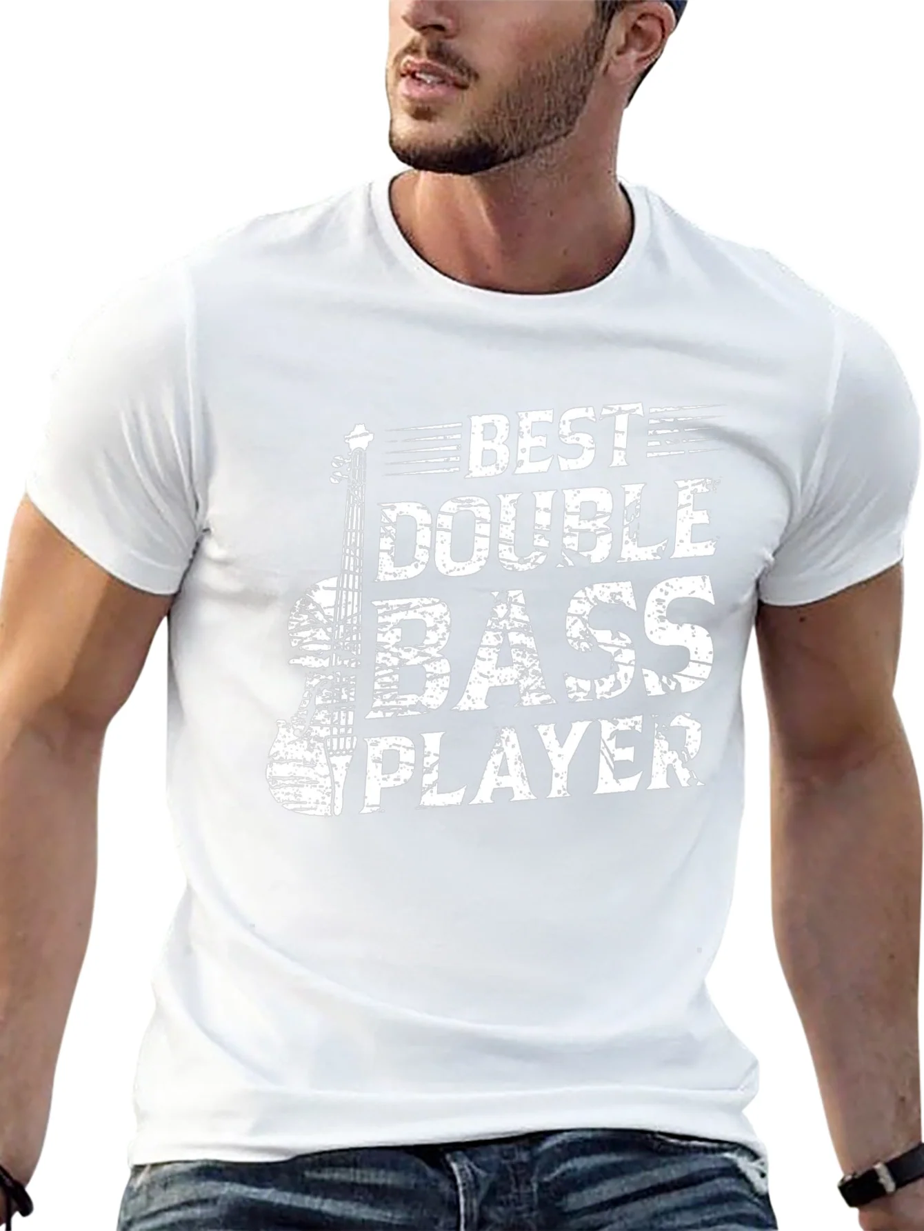 Camiseta Negra Best Double Bass Player