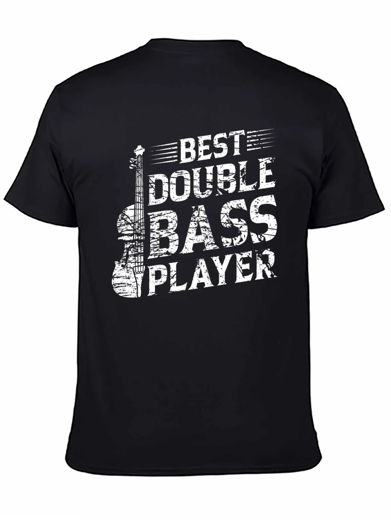 Camiseta Negra Best Double Bass Player