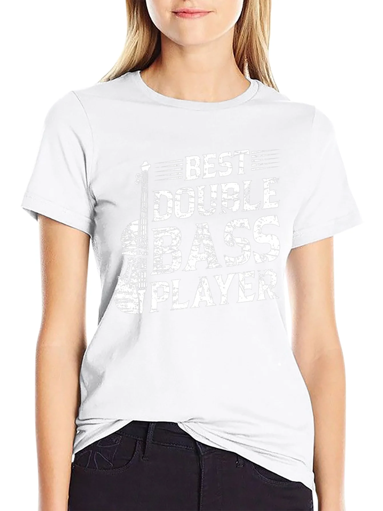 Camiseta Negra Best Double Bass Player