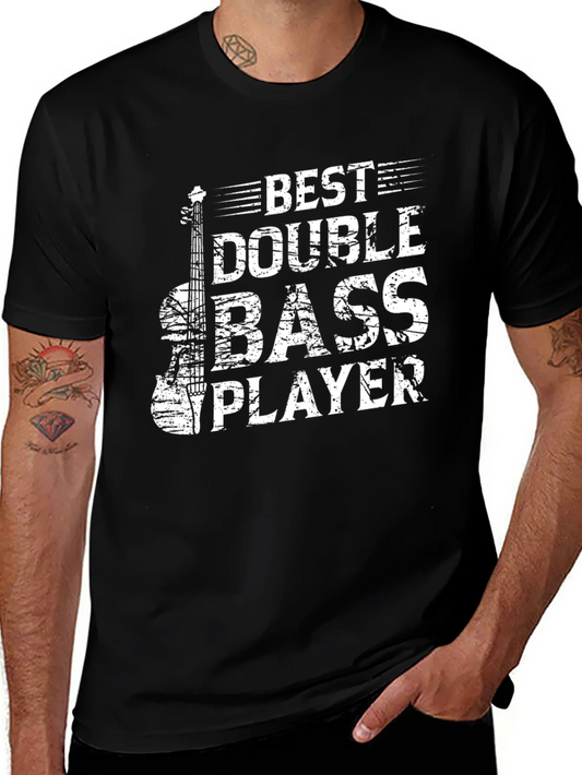 Camiseta Negra Best Double Bass Player