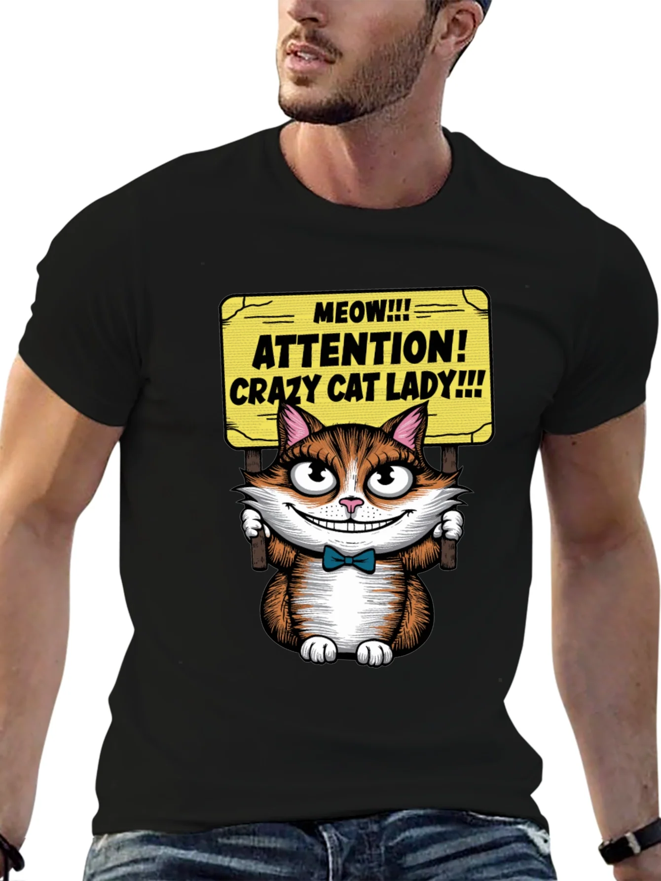 Rebbecca Crazy Cat Lady Graphic Tee
