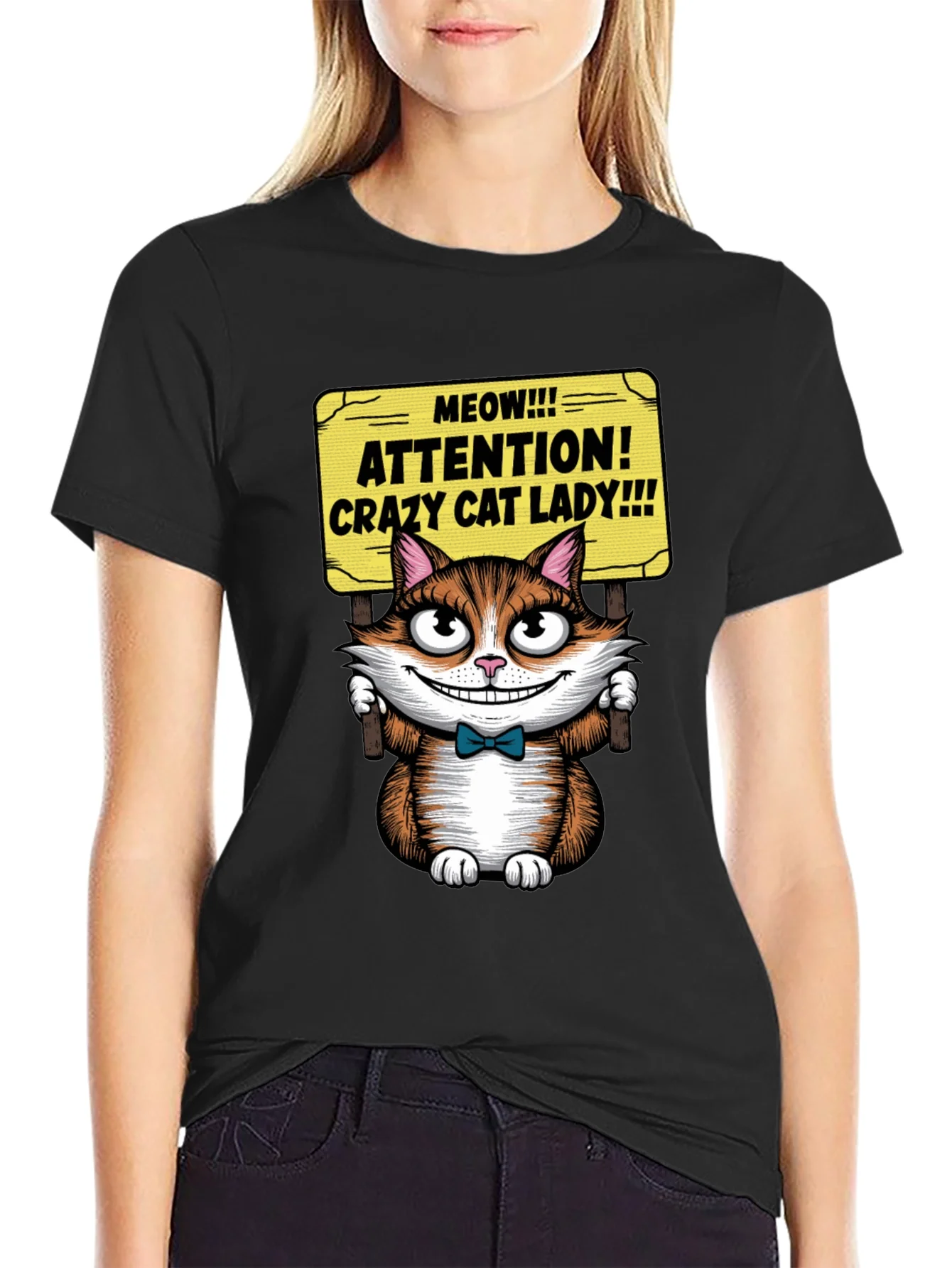 Rebbecca Crazy Cat Lady Graphic Tee