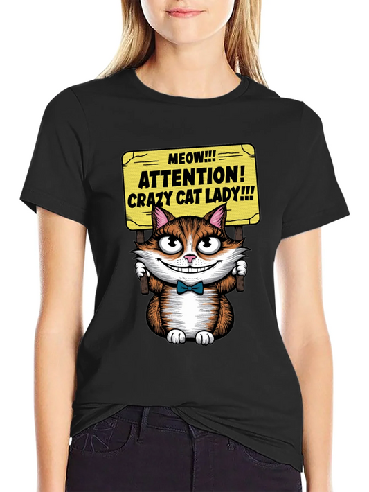 Rebbecca Crazy Cat Lady Graphic Tee