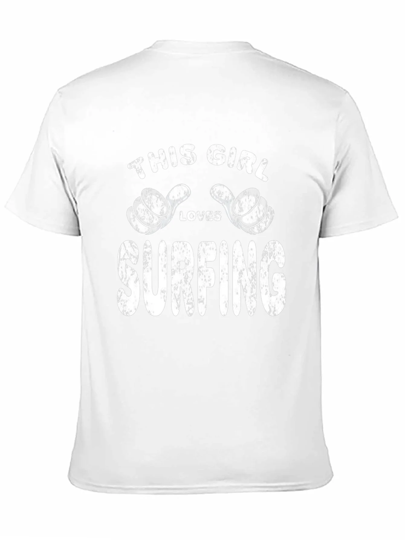 Rebbecca This Girl Loves Surfing Black T-Shirt