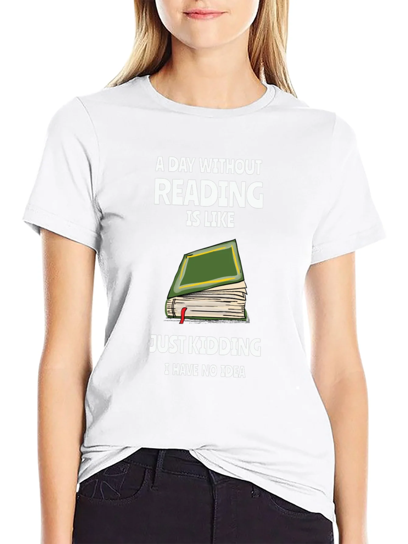 Camiseta Divertida de Lectura: Un D¨ªa Sin Leer