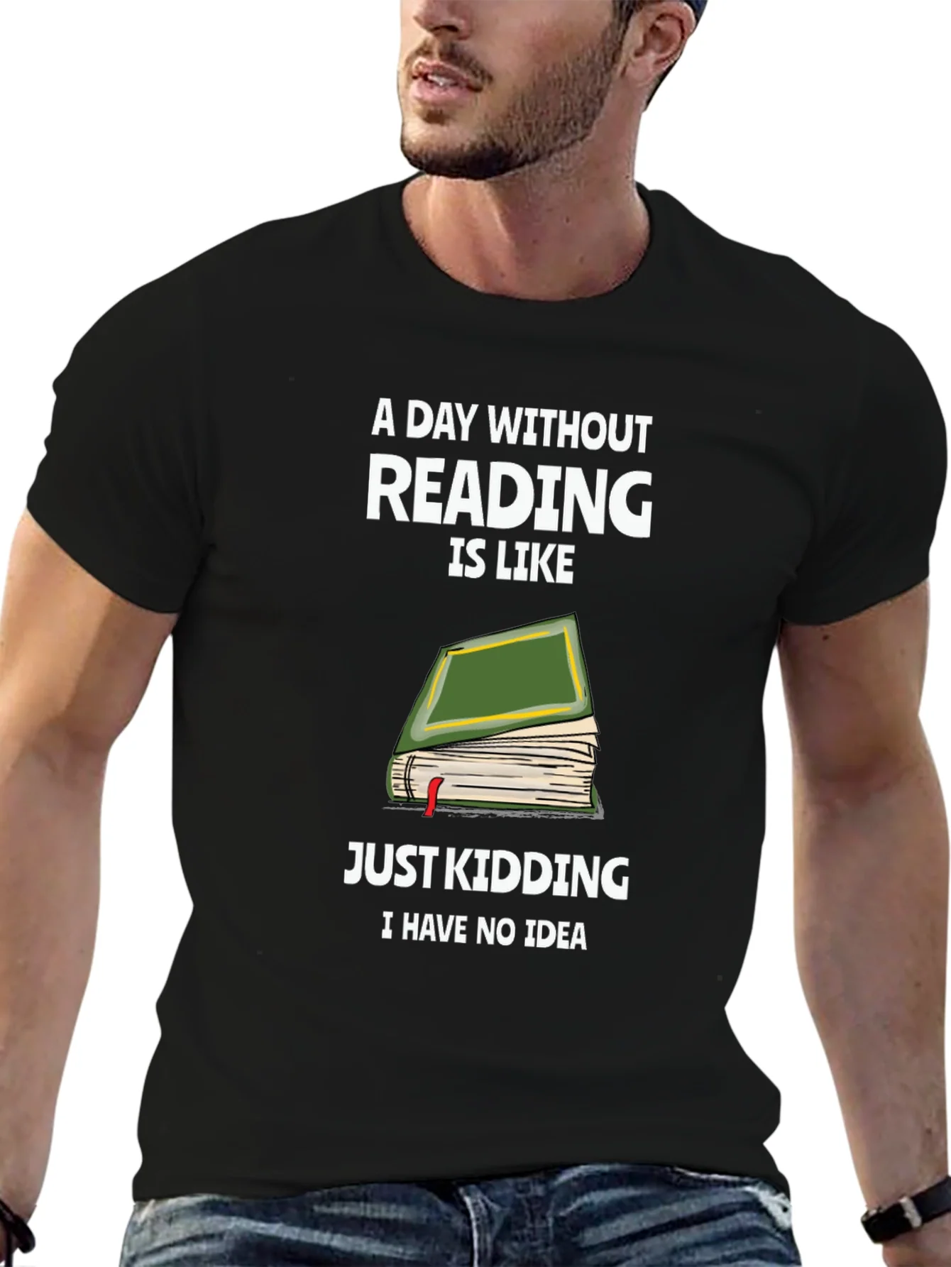 Camiseta Divertida de Lectura: Un D¨ªa Sin Leer