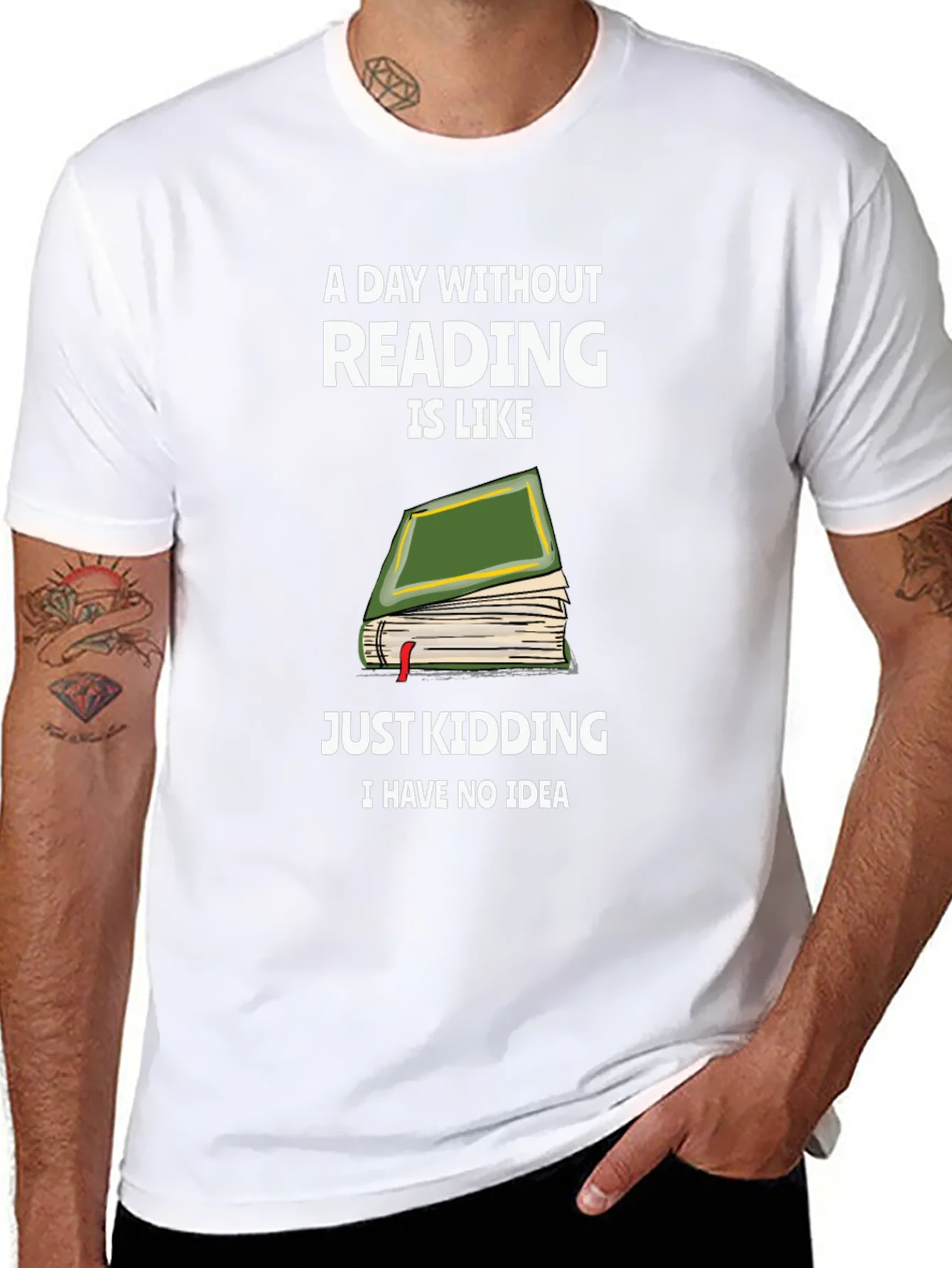 Camiseta Divertida de Lectura: Un D¨ªa Sin Leer
