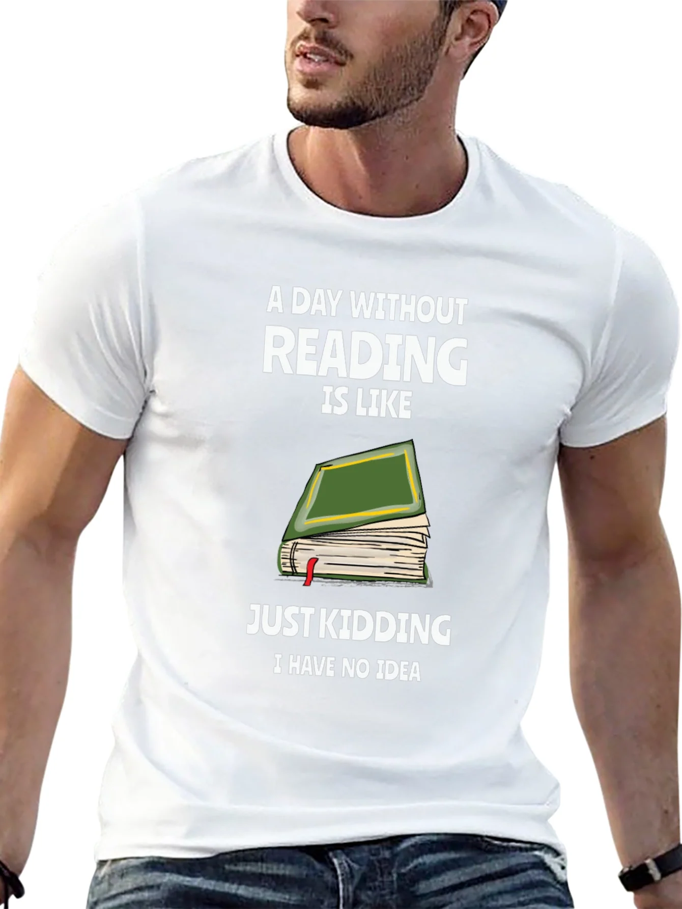 Camiseta Divertida de Lectura: Un D¨ªa Sin Leer