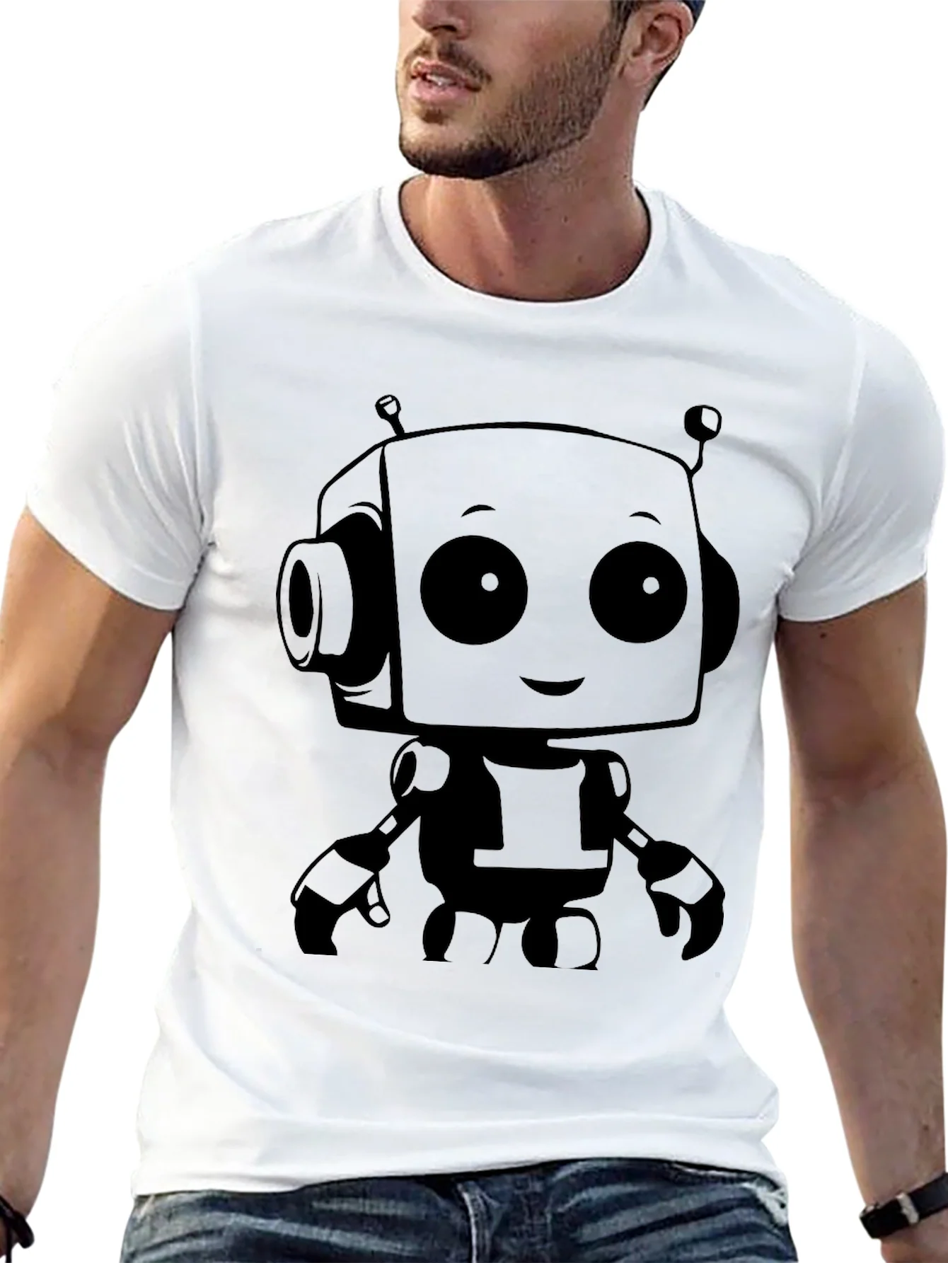 Rebbecca Robot Graphic Print T-Shirt