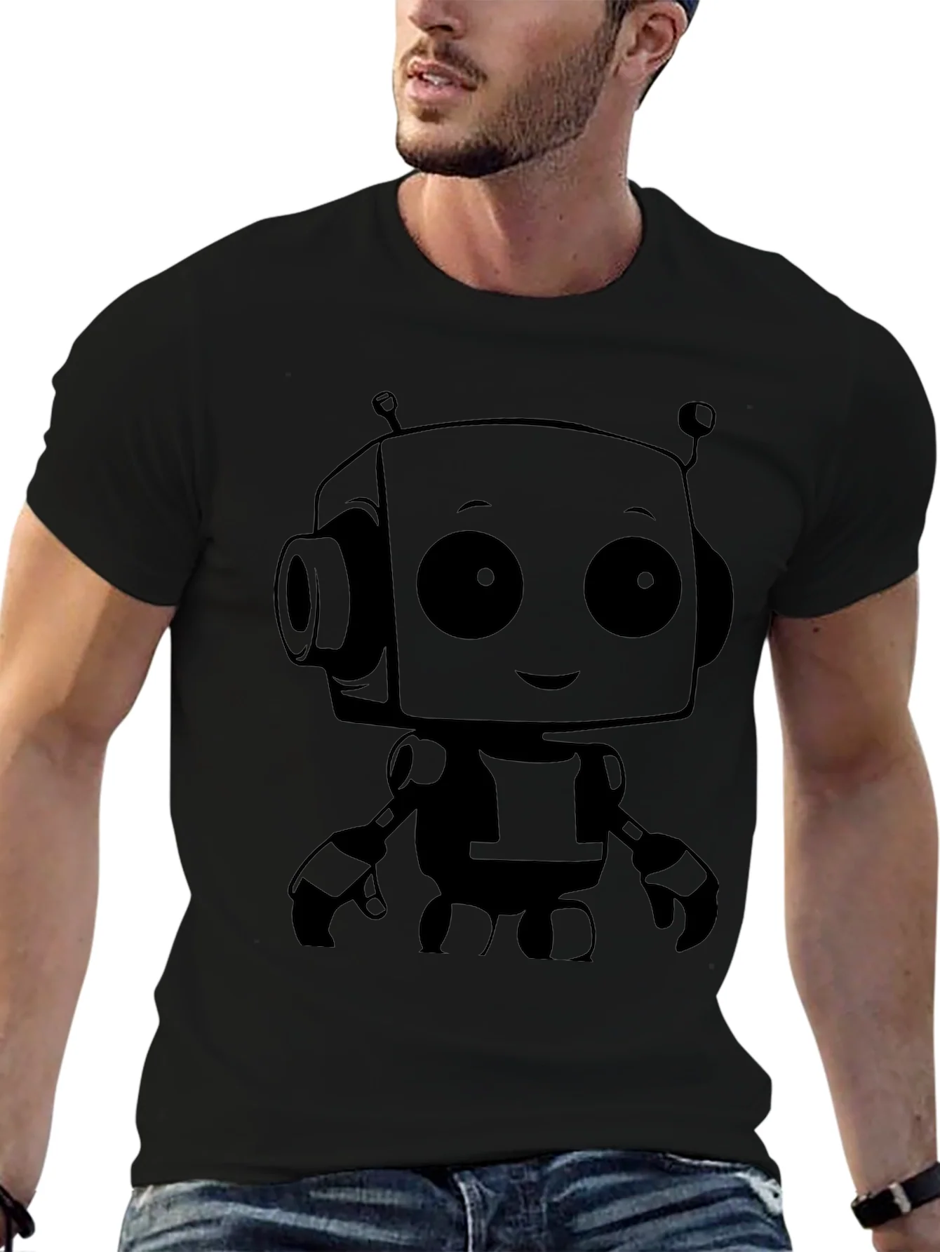 Rebbecca Robot Graphic Print T-Shirt