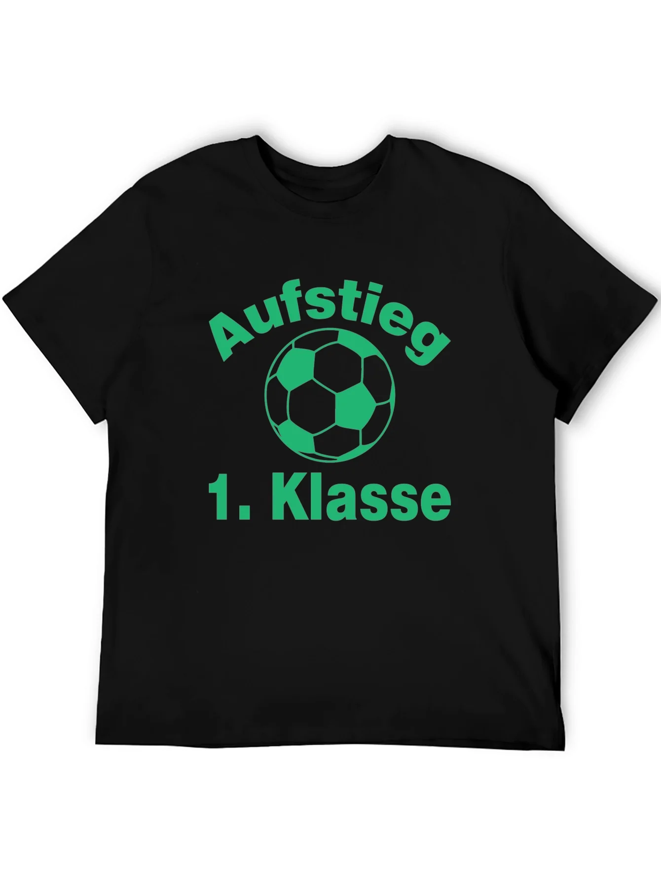 Camiseta Negra F¨²tbol: Aufstieg 1. Klasse
