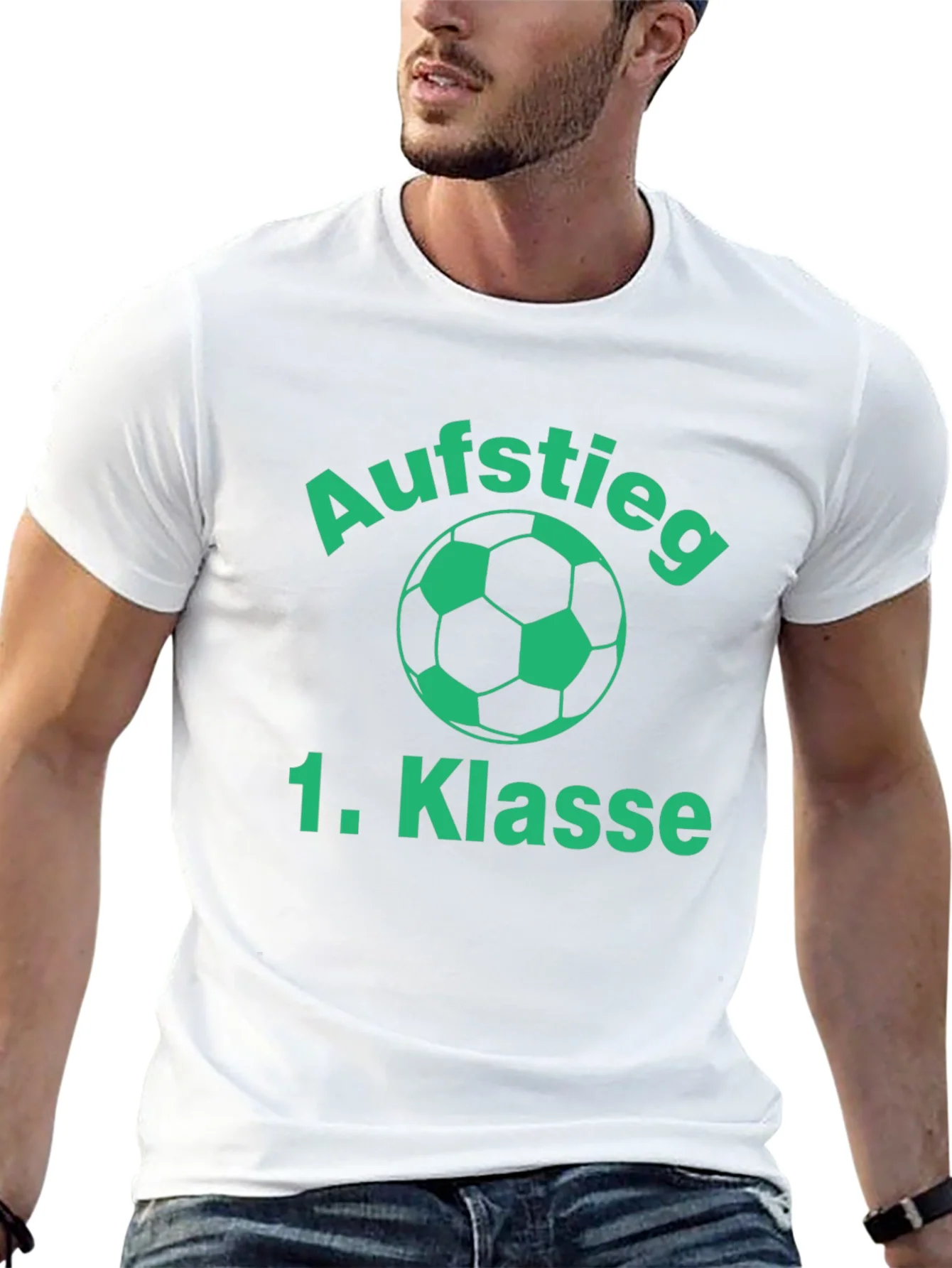 Camiseta Negra F¨²tbol: Aufstieg 1. Klasse