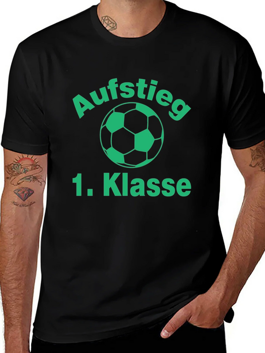 Camiseta Negra F¨²tbol: Aufstieg 1. Klasse