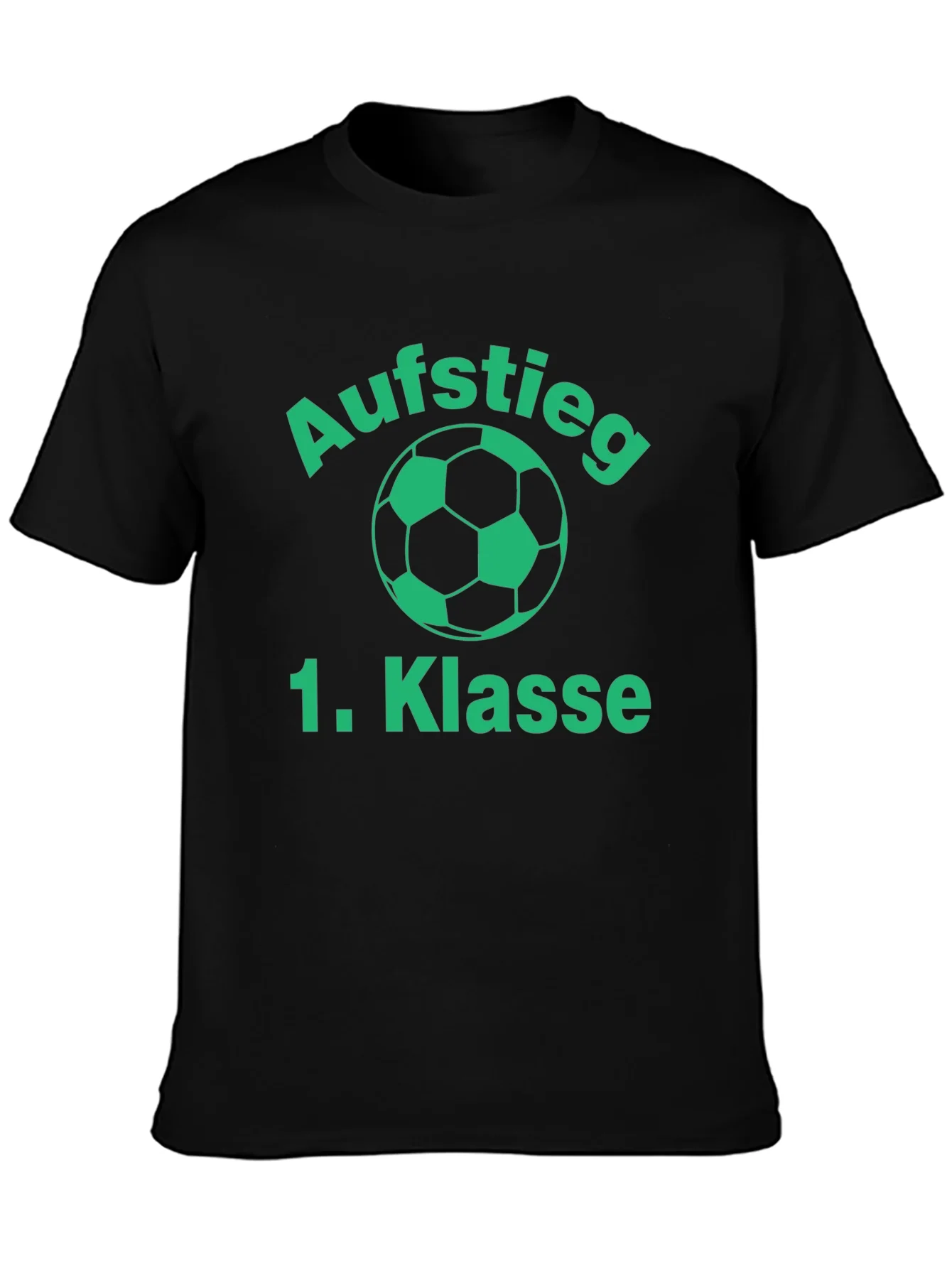 Camiseta Negra F¨²tbol: Aufstieg 1. Klasse