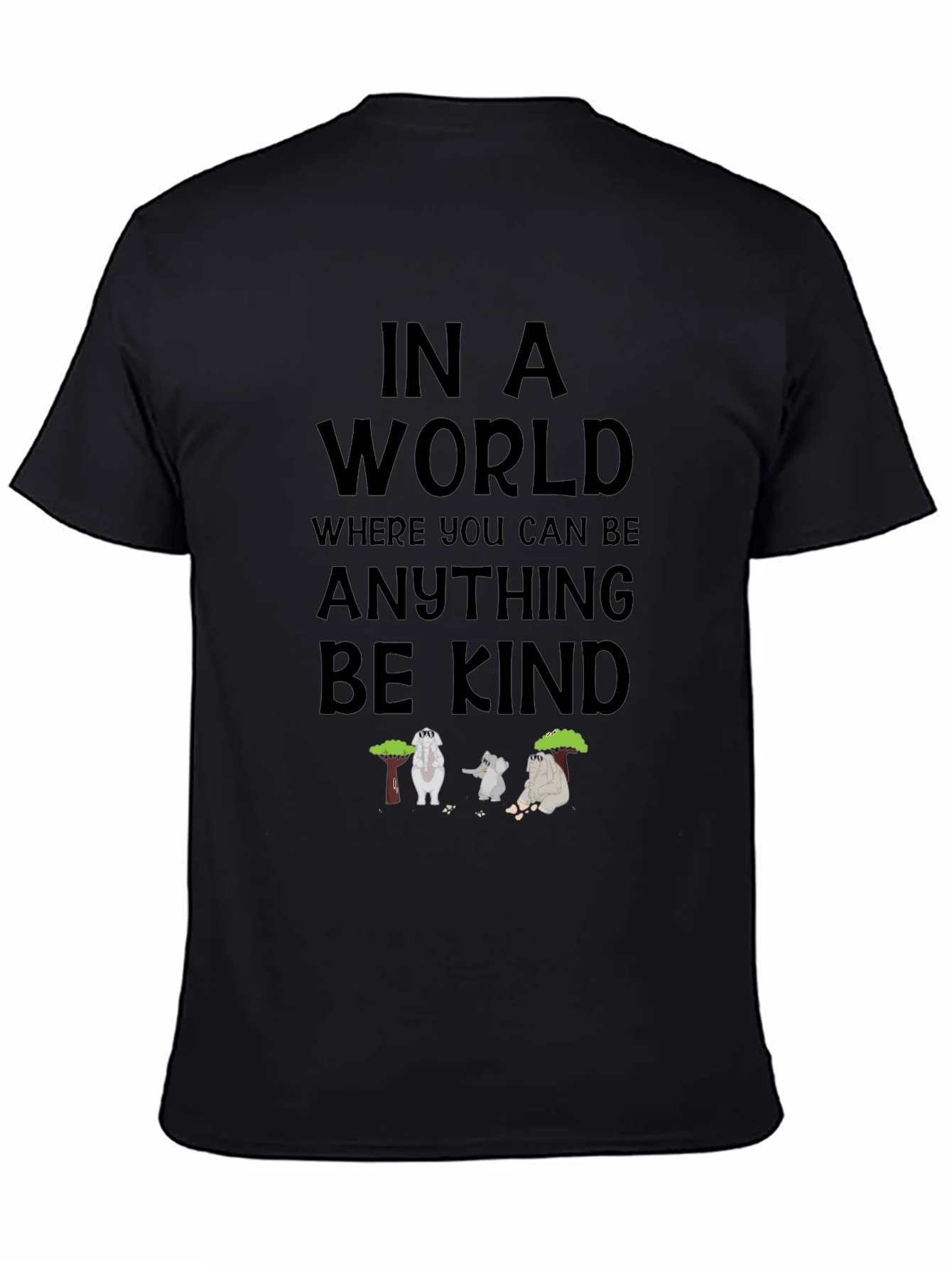 Camiseta Negra con Dise?o S¨¦ Amable