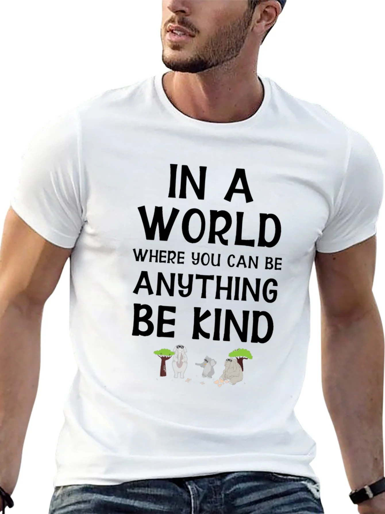 Camiseta Negra con Dise?o S¨¦ Amable
