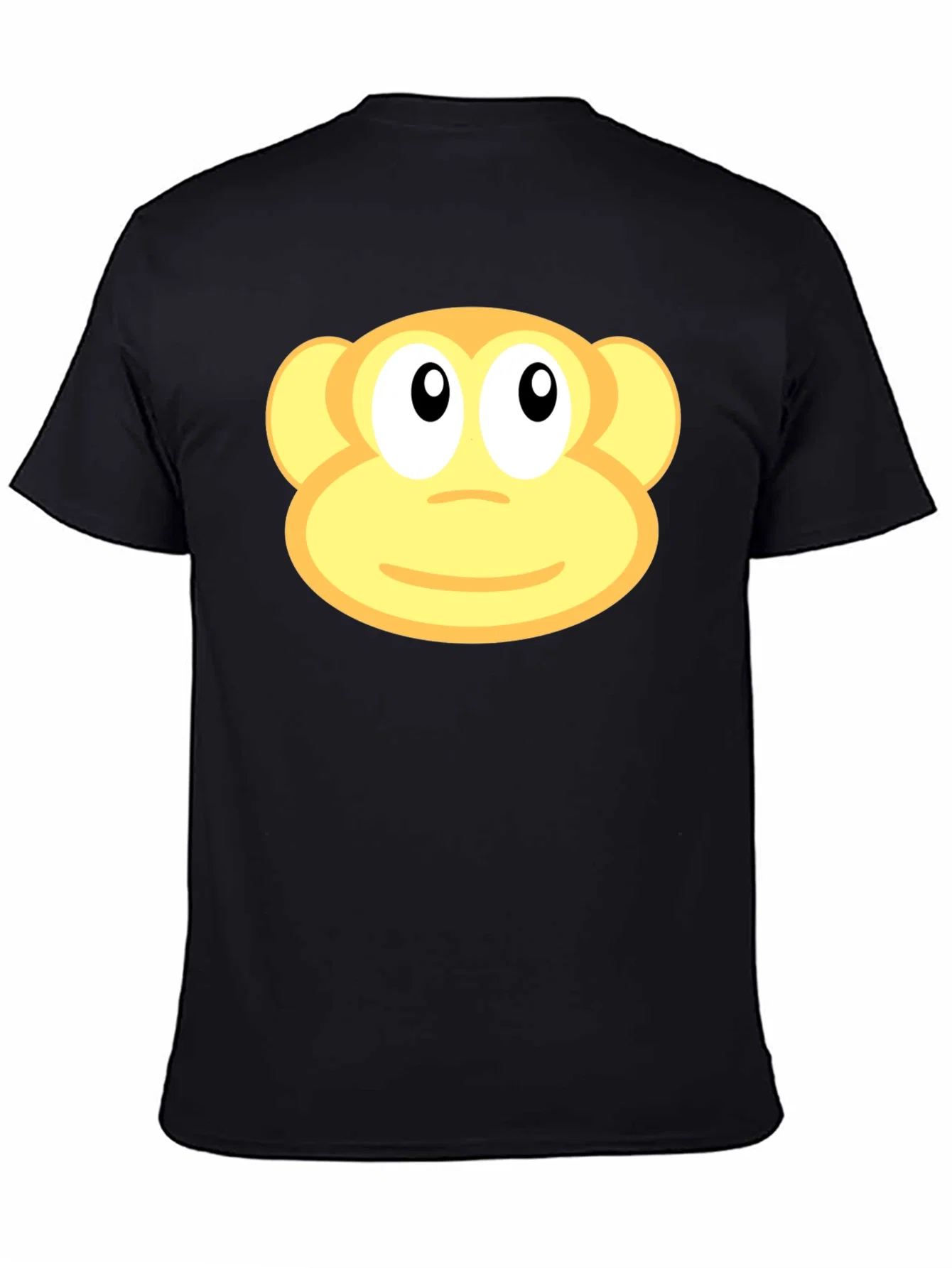 Rebbecca Monkey Face Graphic Black T-Shirt
