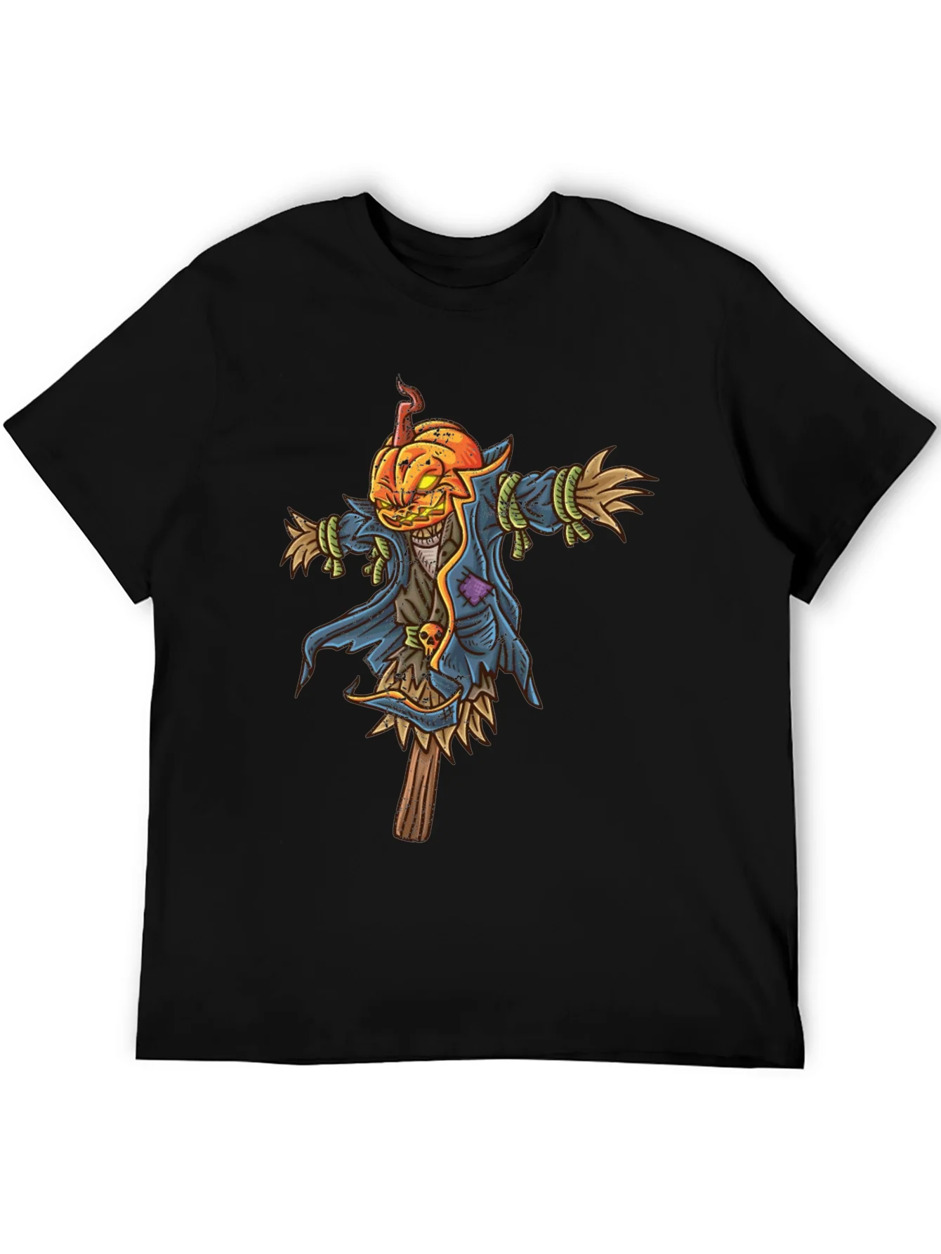 Rebbecca Pumpkin Head Scarecrow Graphic Tee