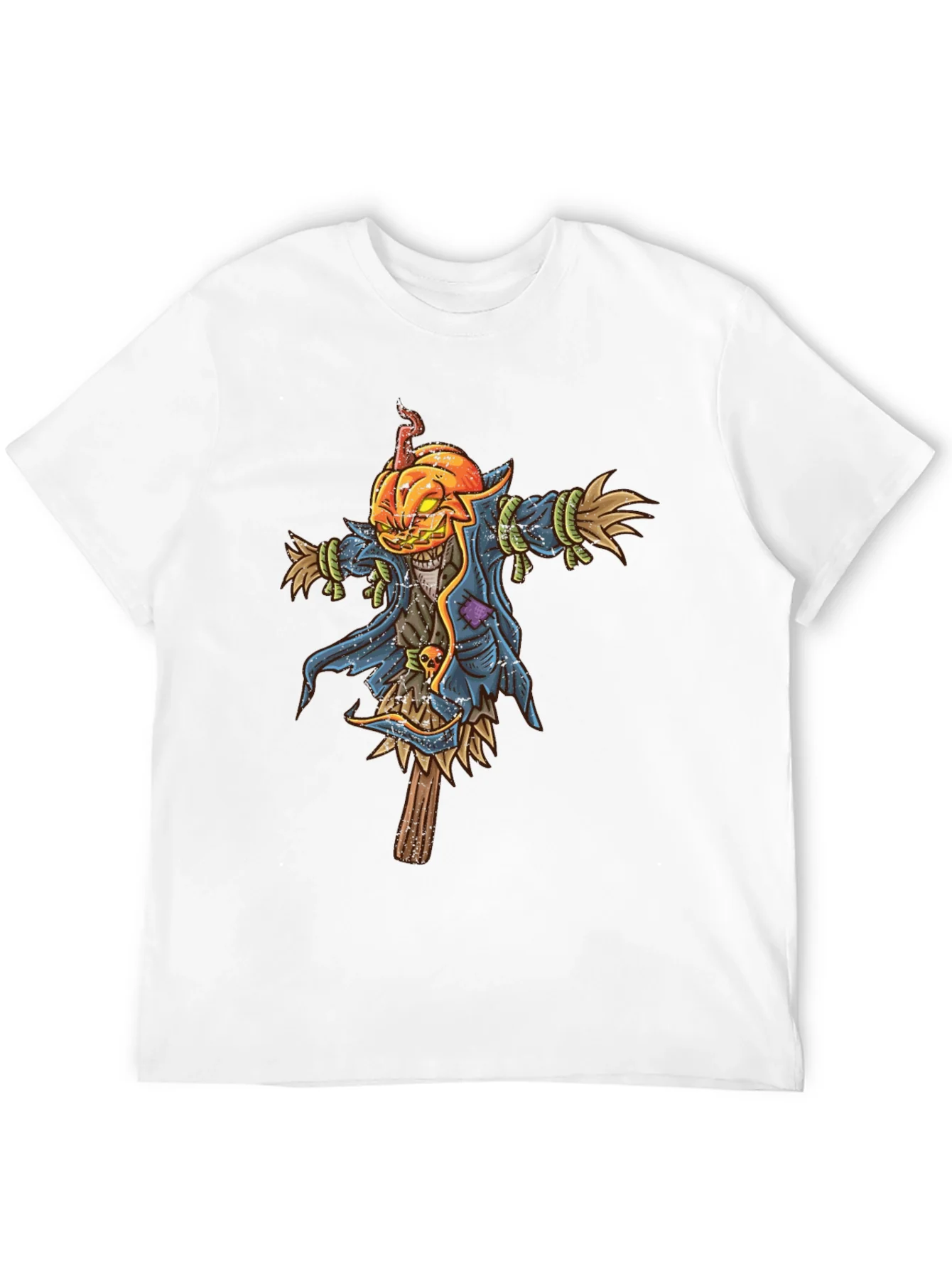 Rebbecca Pumpkin Head Scarecrow Graphic Tee