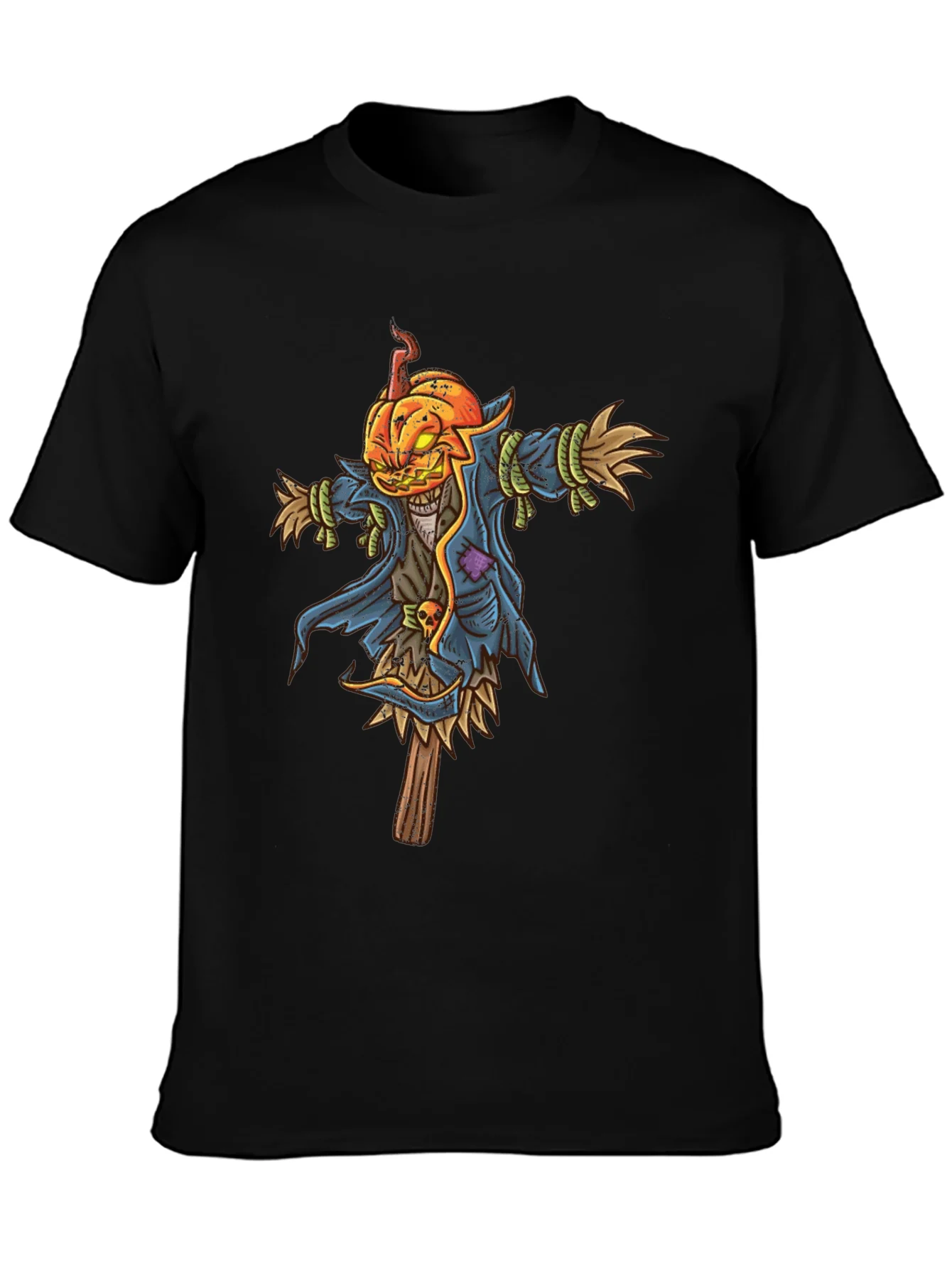 Rebbecca Pumpkin Head Scarecrow Graphic Tee