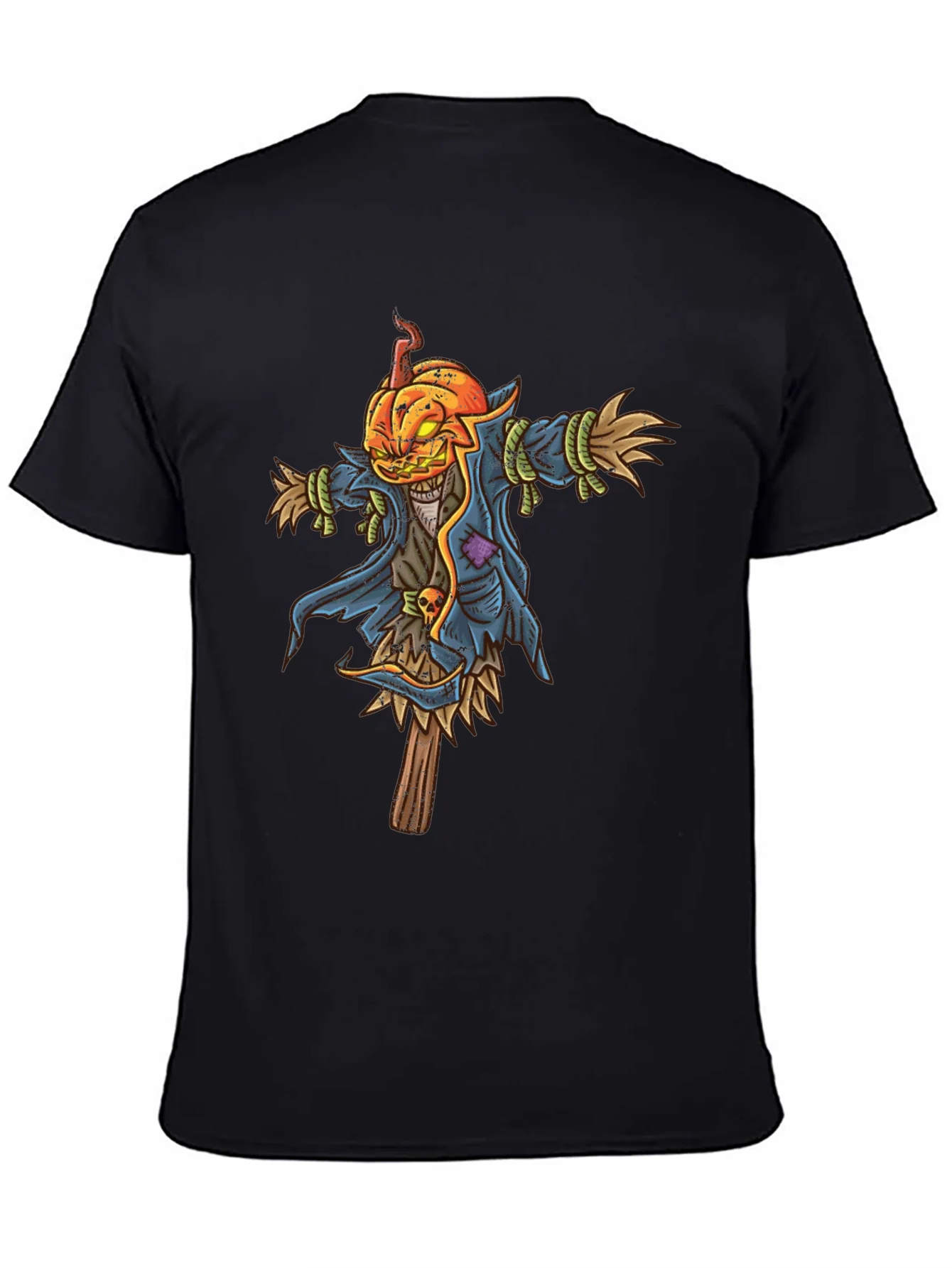 Rebbecca Pumpkin Head Scarecrow Graphic Tee