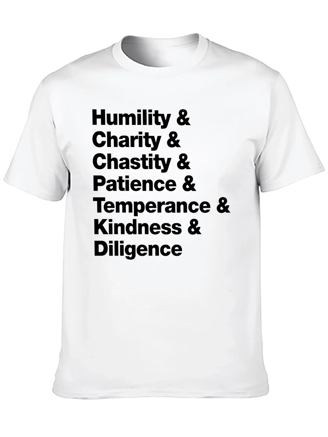 Camiseta Virtudes Cardinales Hombre - Algod¨®n Suave
