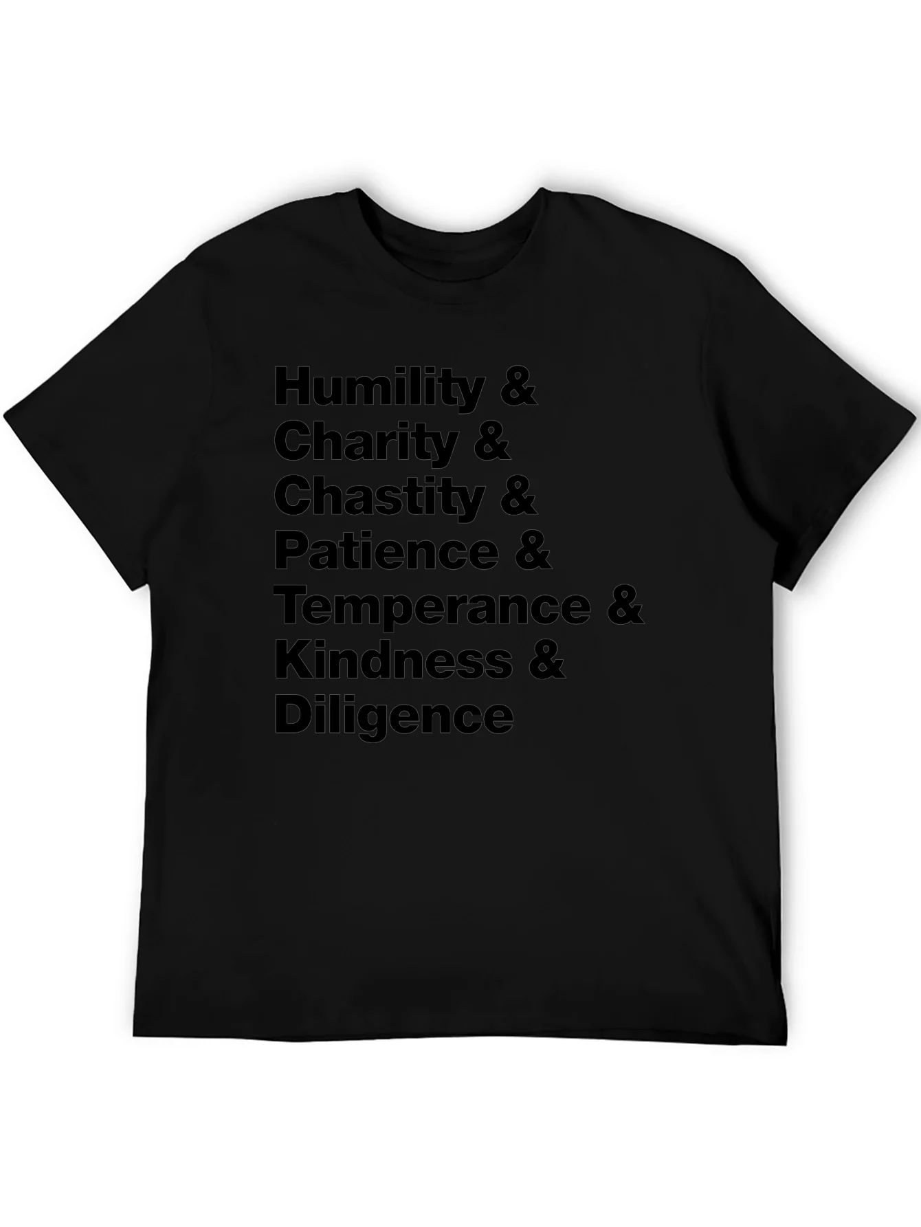 Camiseta Virtudes Cardinales Hombre - Algod¨®n Suave