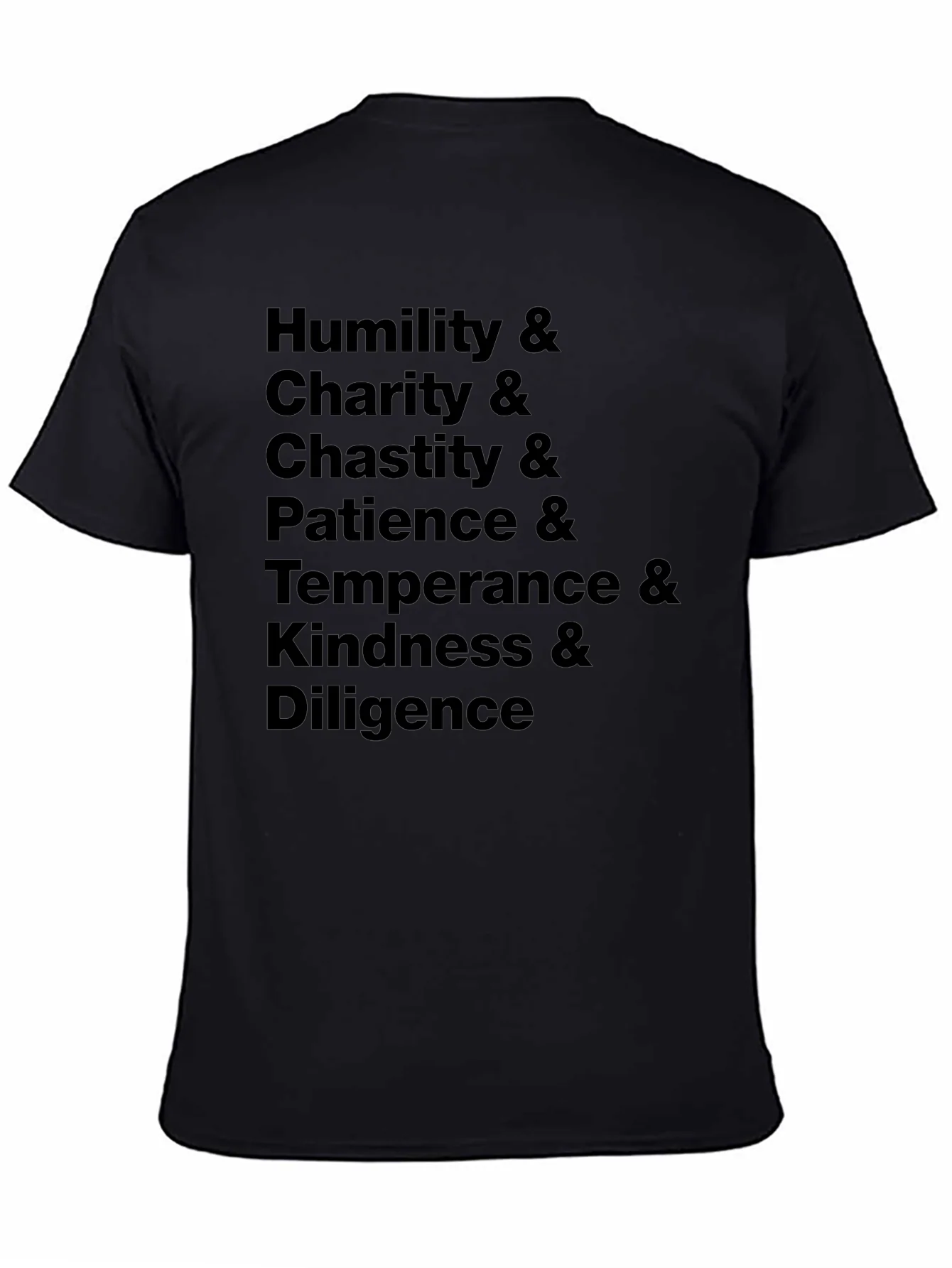 Camiseta Virtudes Cardinales Hombre - Algod¨®n Suave