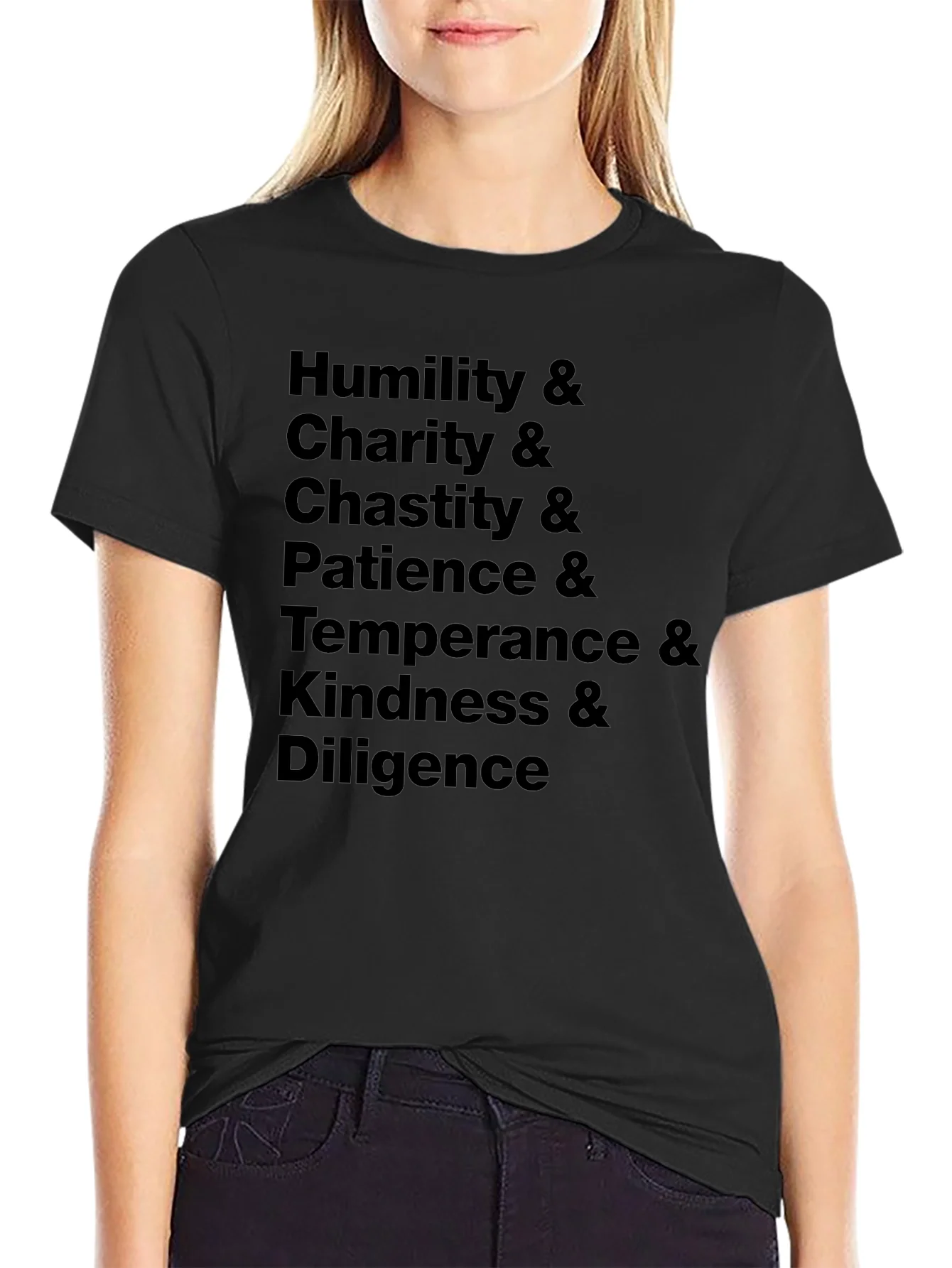Camiseta Virtudes Cardinales Hombre - Algod¨®n Suave