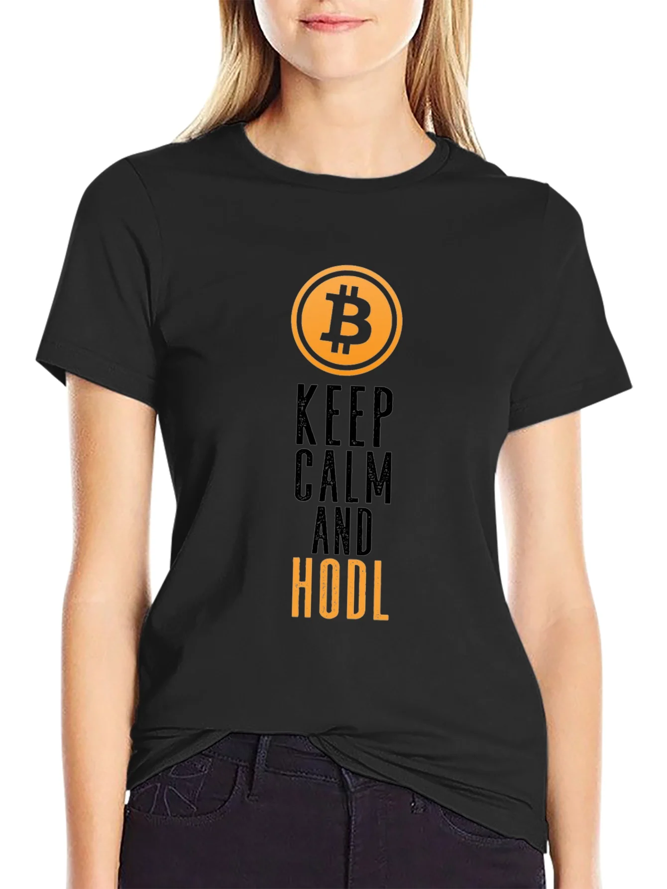 Rebbecca Bitcoin HODL T-Shirt - Crypto Investor Apparel