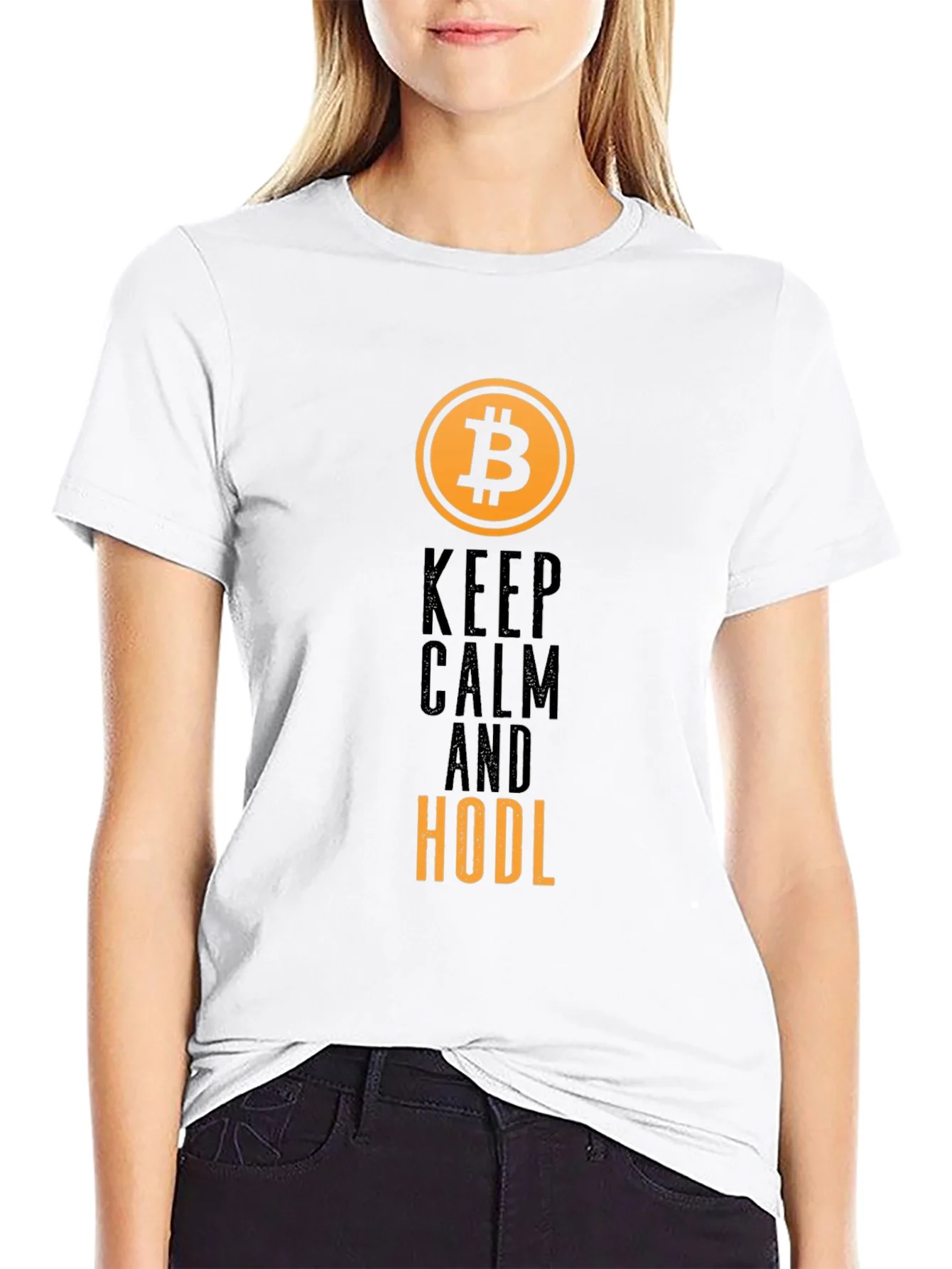 Rebbecca Bitcoin HODL T-Shirt - Crypto Investor Apparel