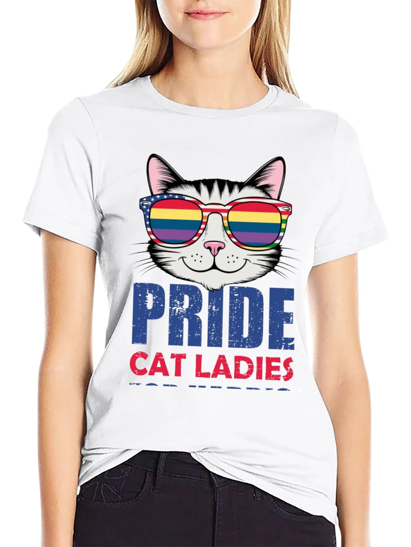 Rebbecca Pride Cat Ladies T-Shirt LGBTQ+ Tee