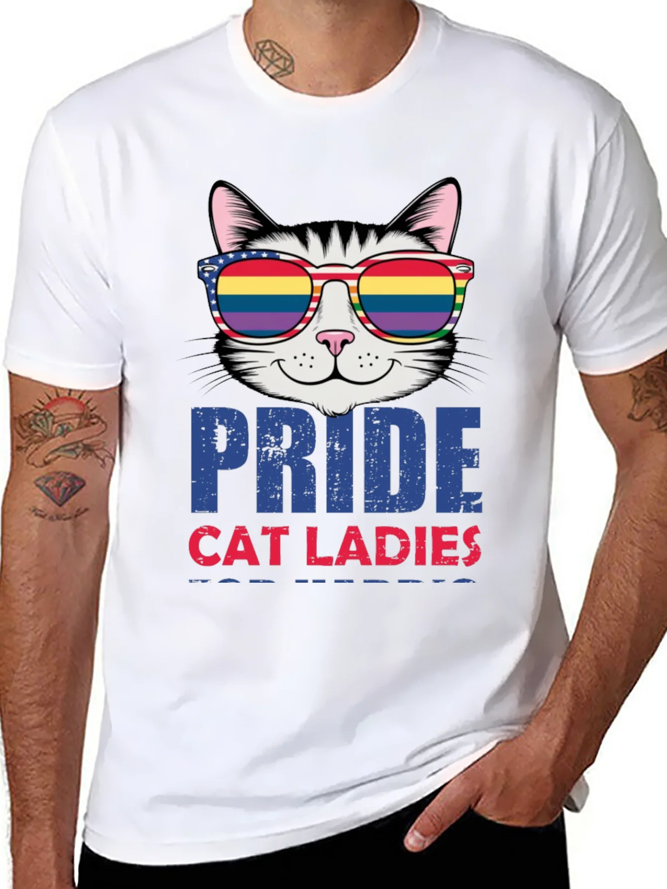 Rebbecca Pride Cat Ladies T-Shirt LGBTQ+ Tee