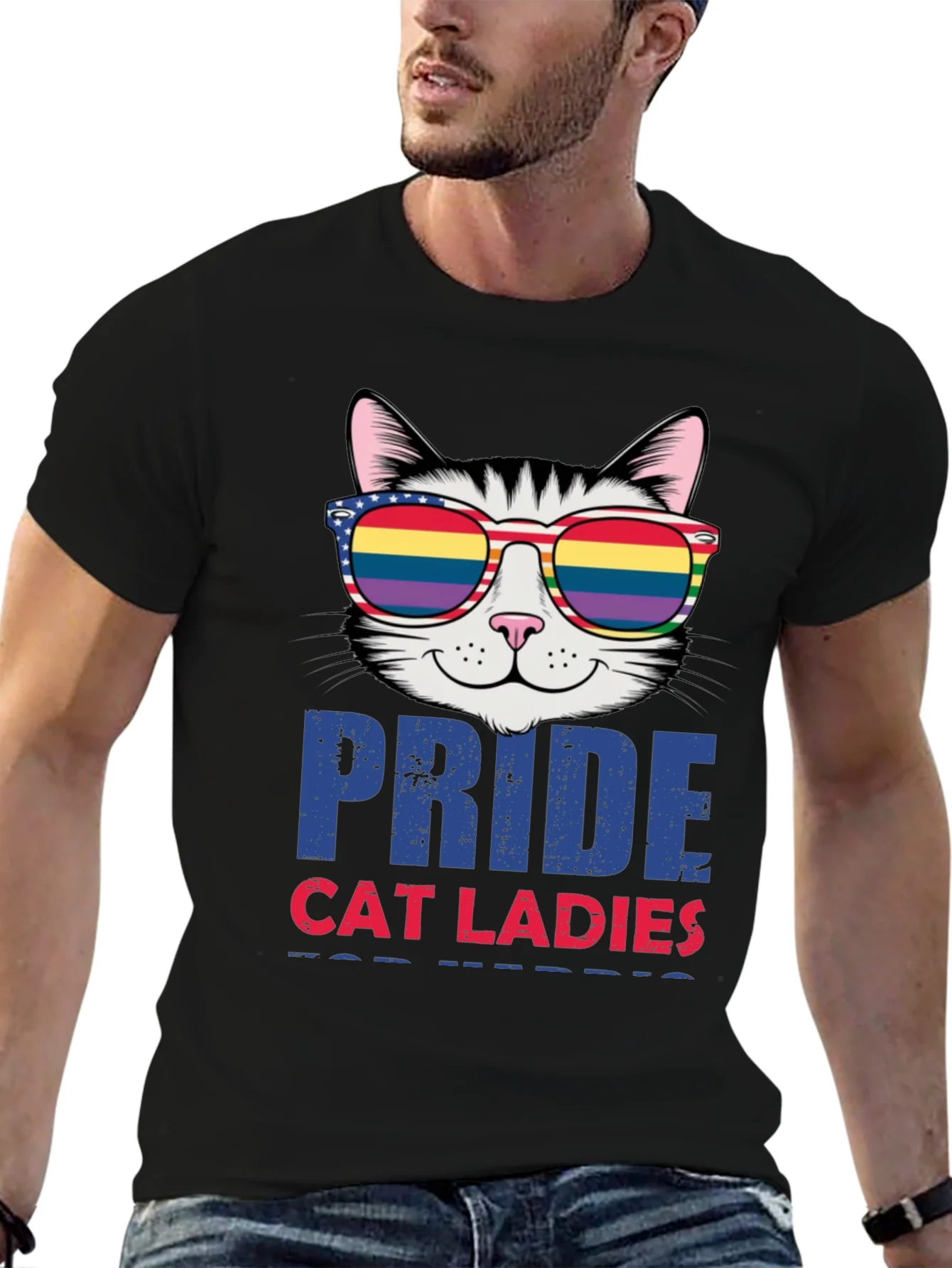 Rebbecca Pride Cat Ladies T-Shirt LGBTQ+ Tee