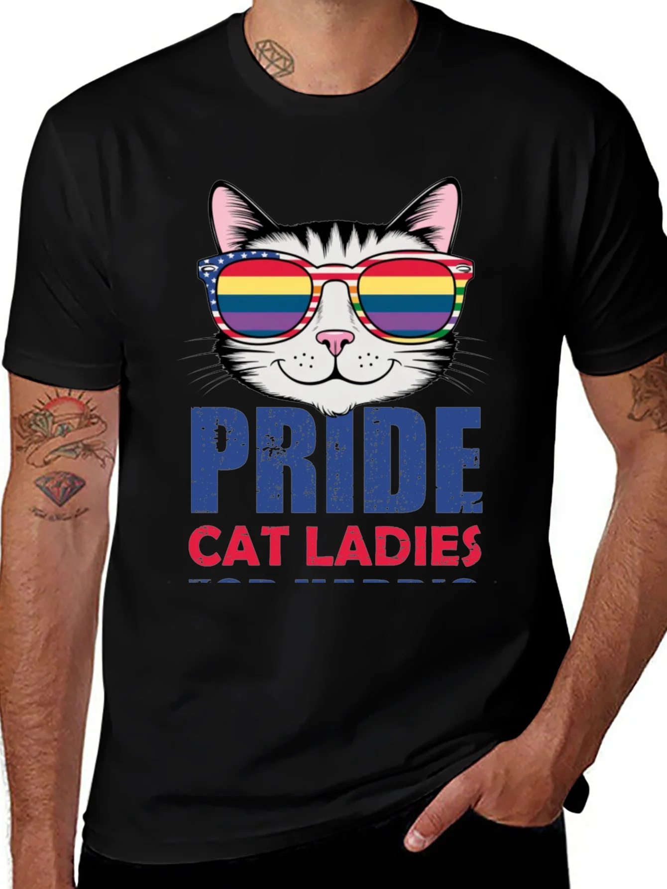 Rebbecca Pride Cat Ladies T-Shirt LGBTQ+ Tee