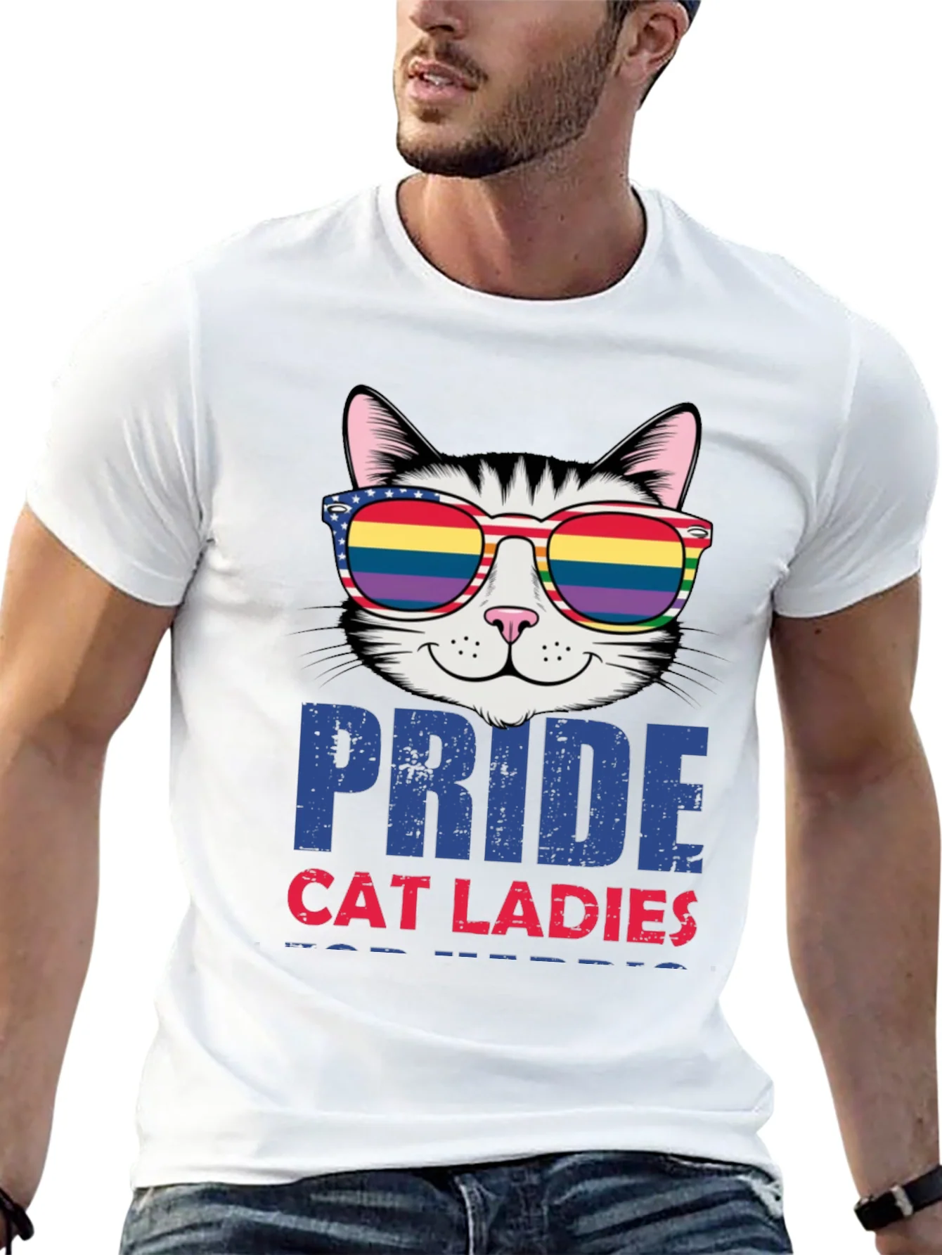 Rebbecca Pride Cat Ladies T-Shirt LGBTQ+ Tee