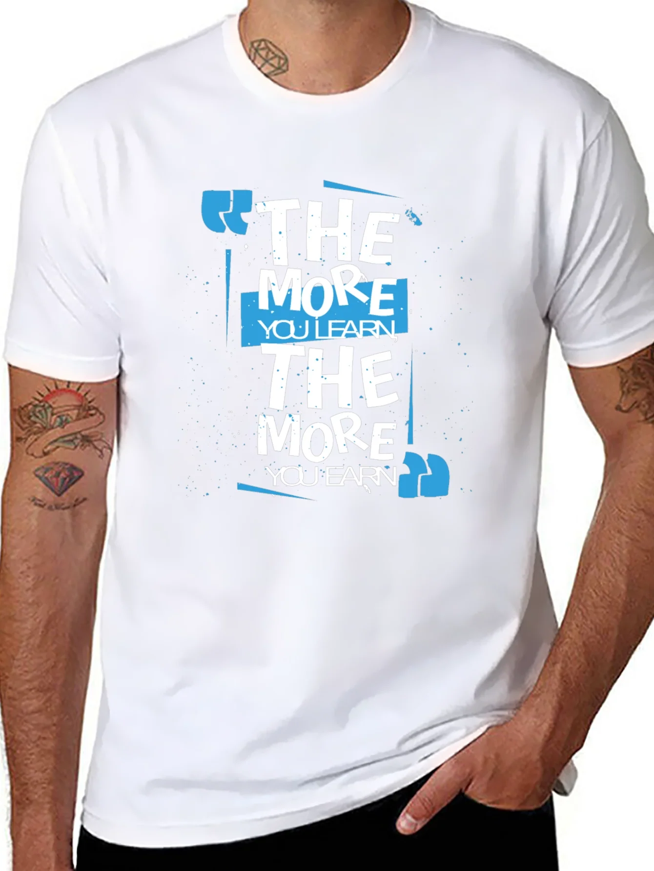 Rebbecca The More You Learn Graphic T-Shirt