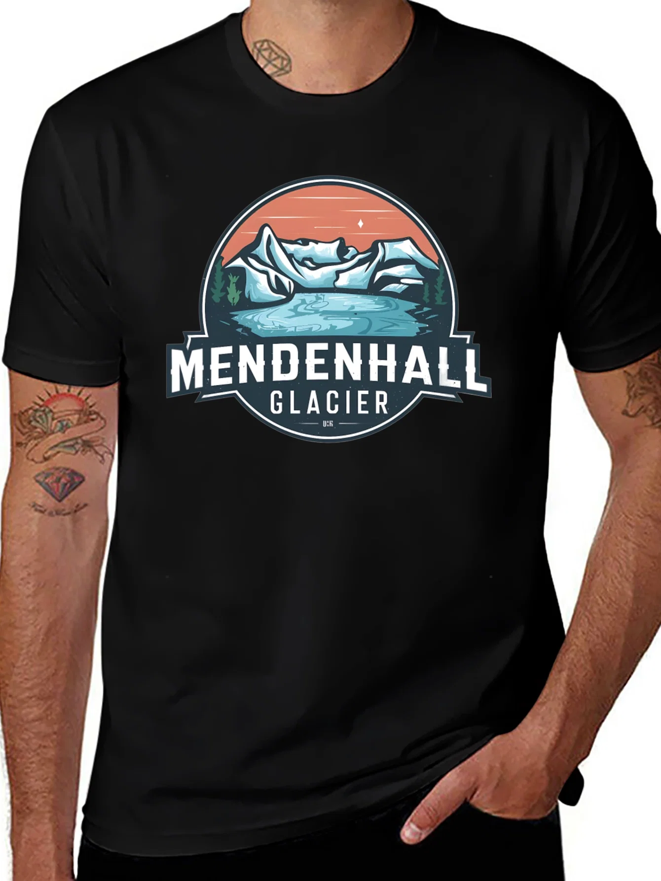 Rebbecca Mendenhall Glacier Graphic Tee - Adventure Awaits!
