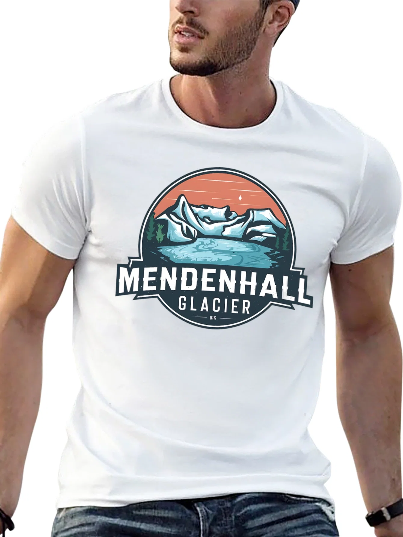 Rebbecca Mendenhall Glacier Graphic Tee - Adventure Awaits!
