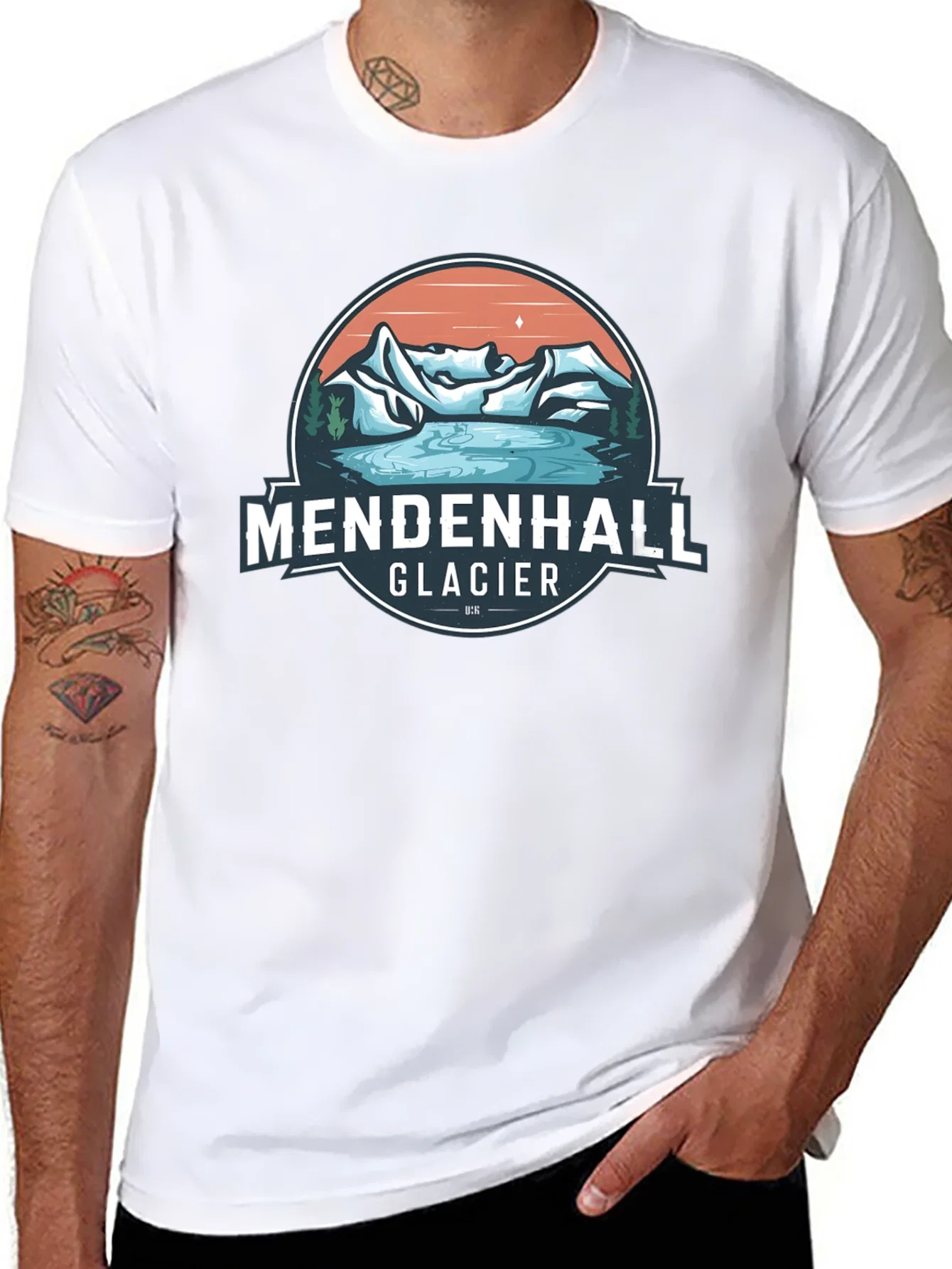 Rebbecca Mendenhall Glacier Graphic Tee - Adventure Awaits!