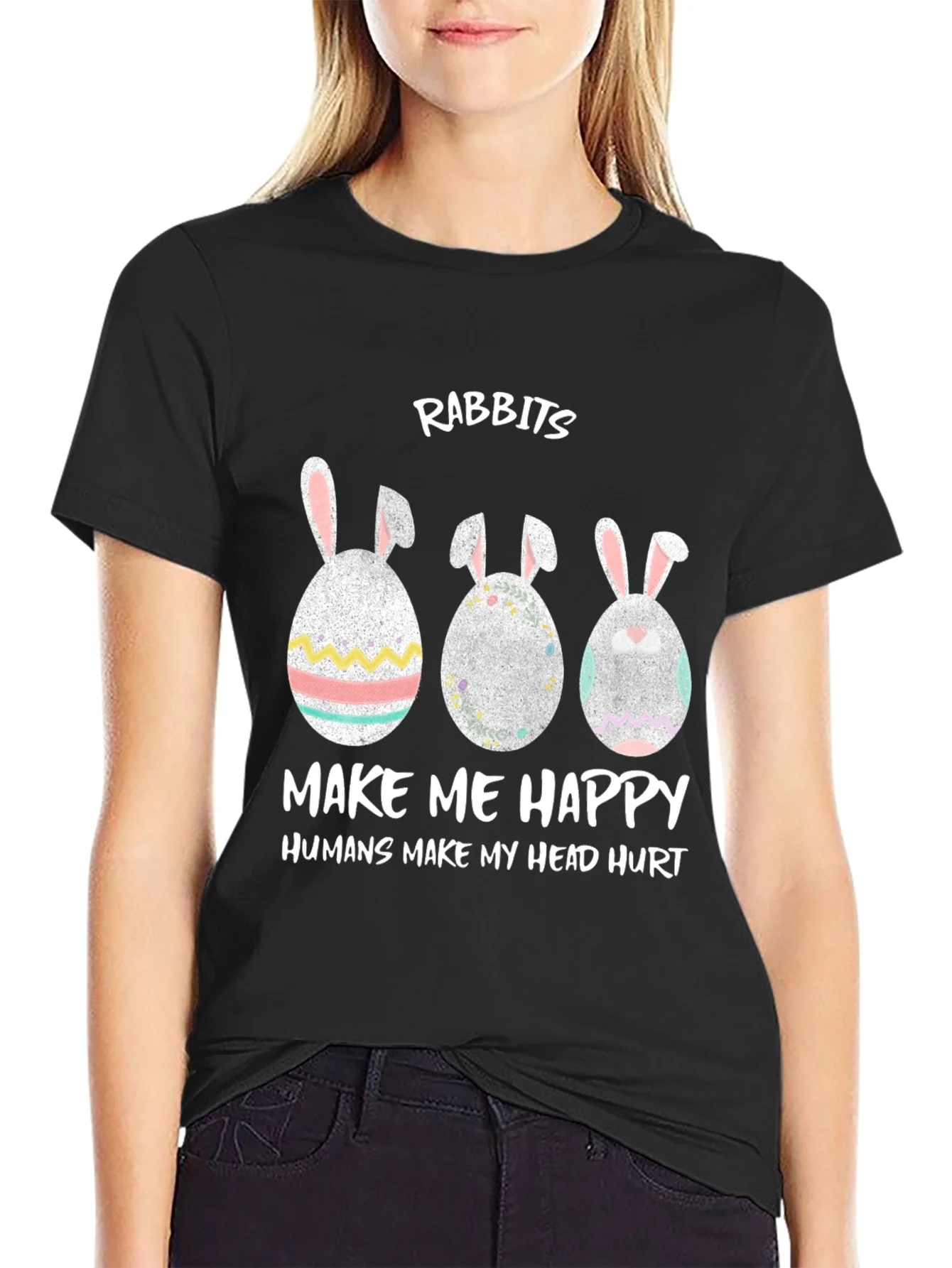 Camiseta con Dise?o Pascual de Conejitos