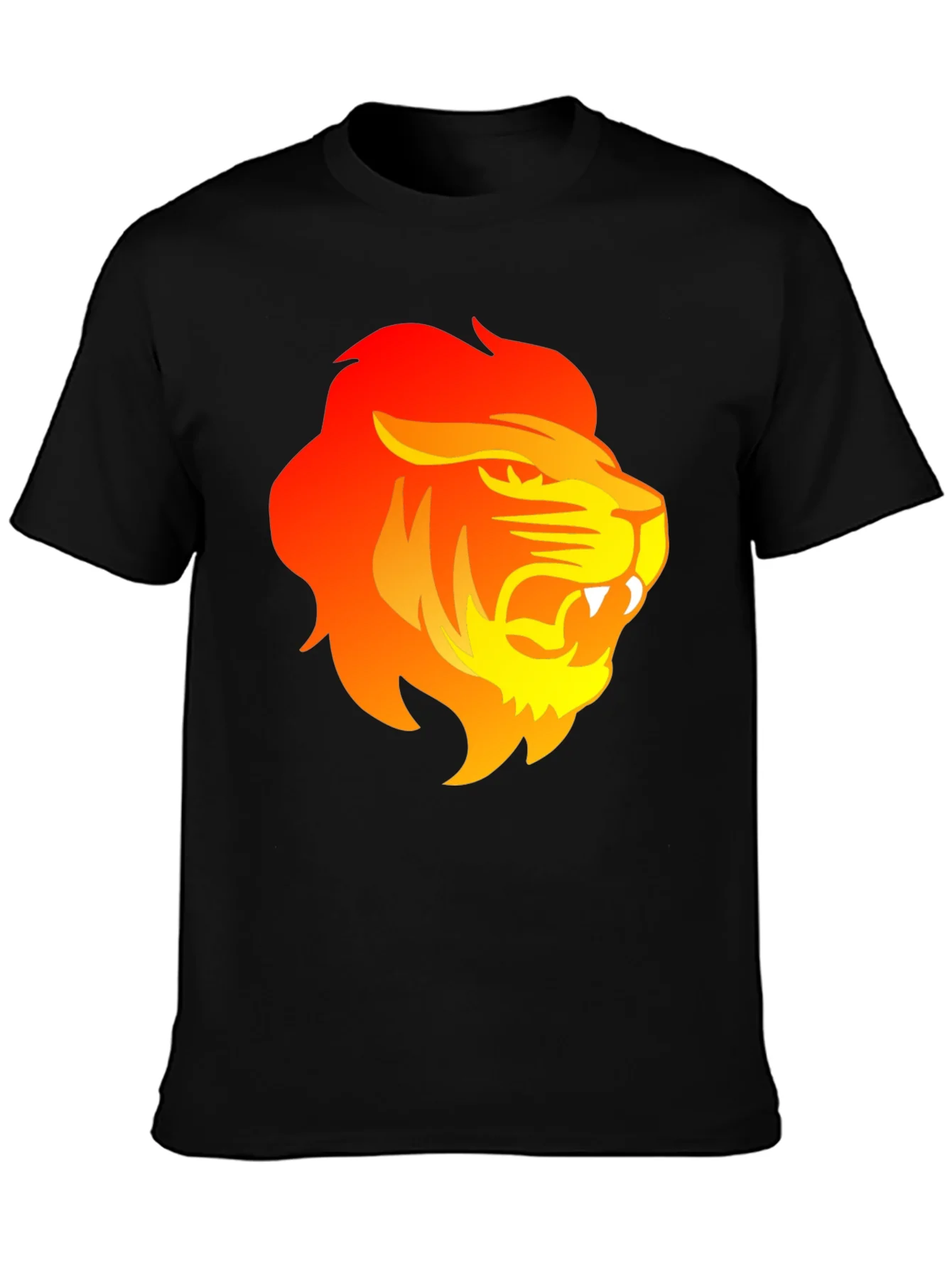 Rebbecca Lion Head Graphic Tee - Bold Animal Print