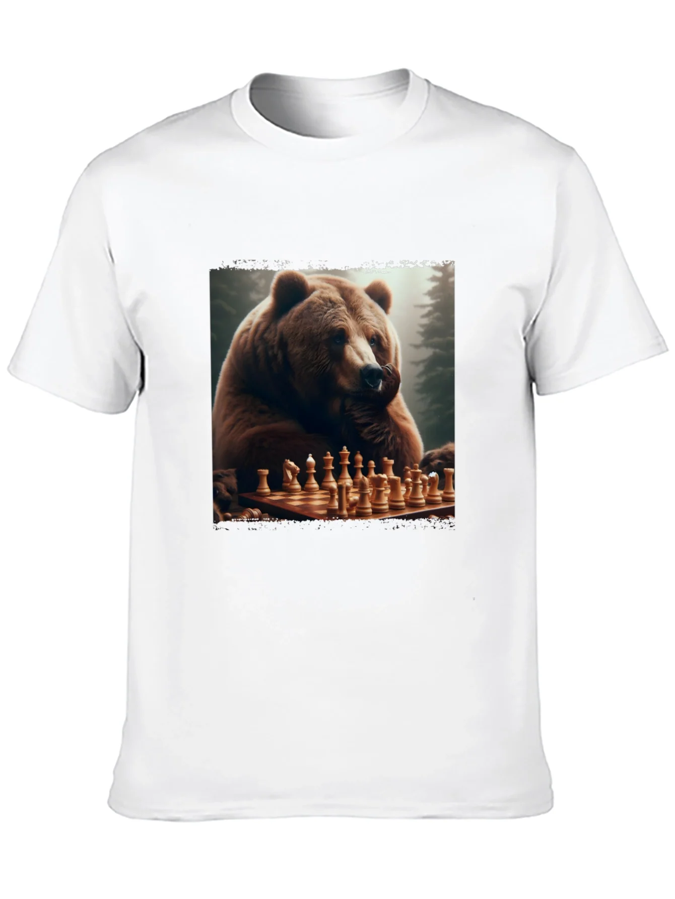 Rebbecca Bear Playing Chess T-Shirt