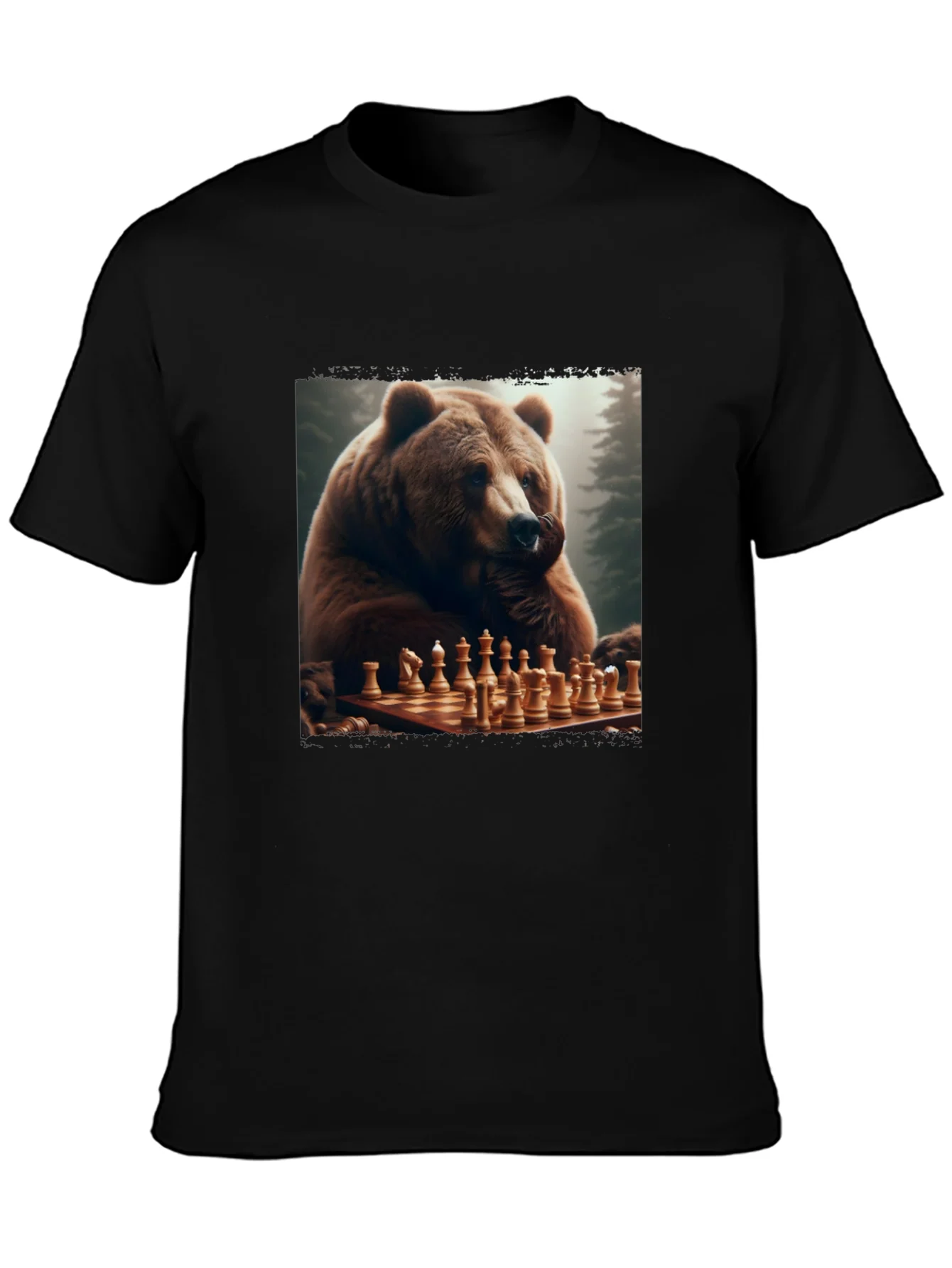 Rebbecca Bear Playing Chess T-Shirt