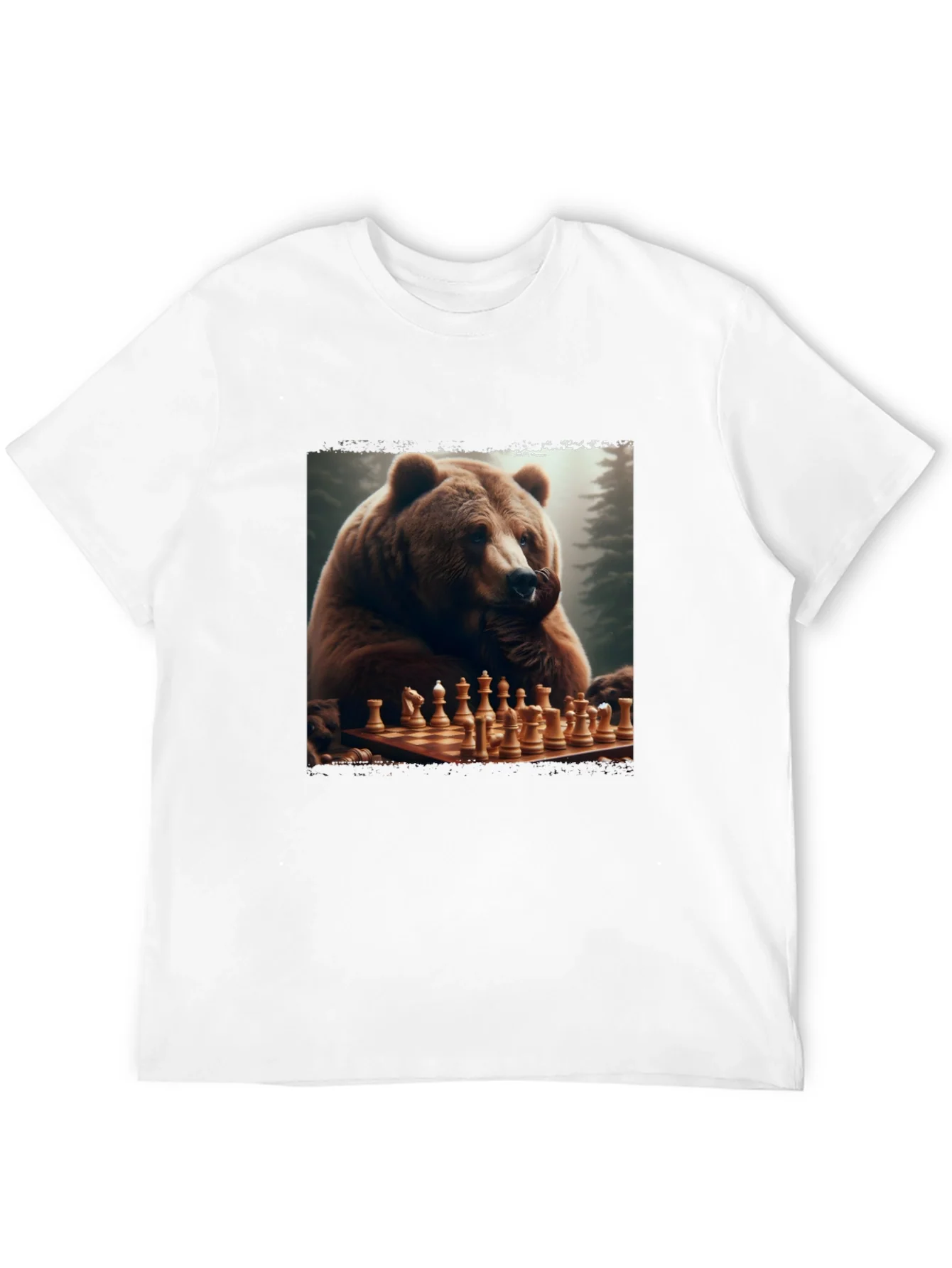 Rebbecca Bear Playing Chess T-Shirt