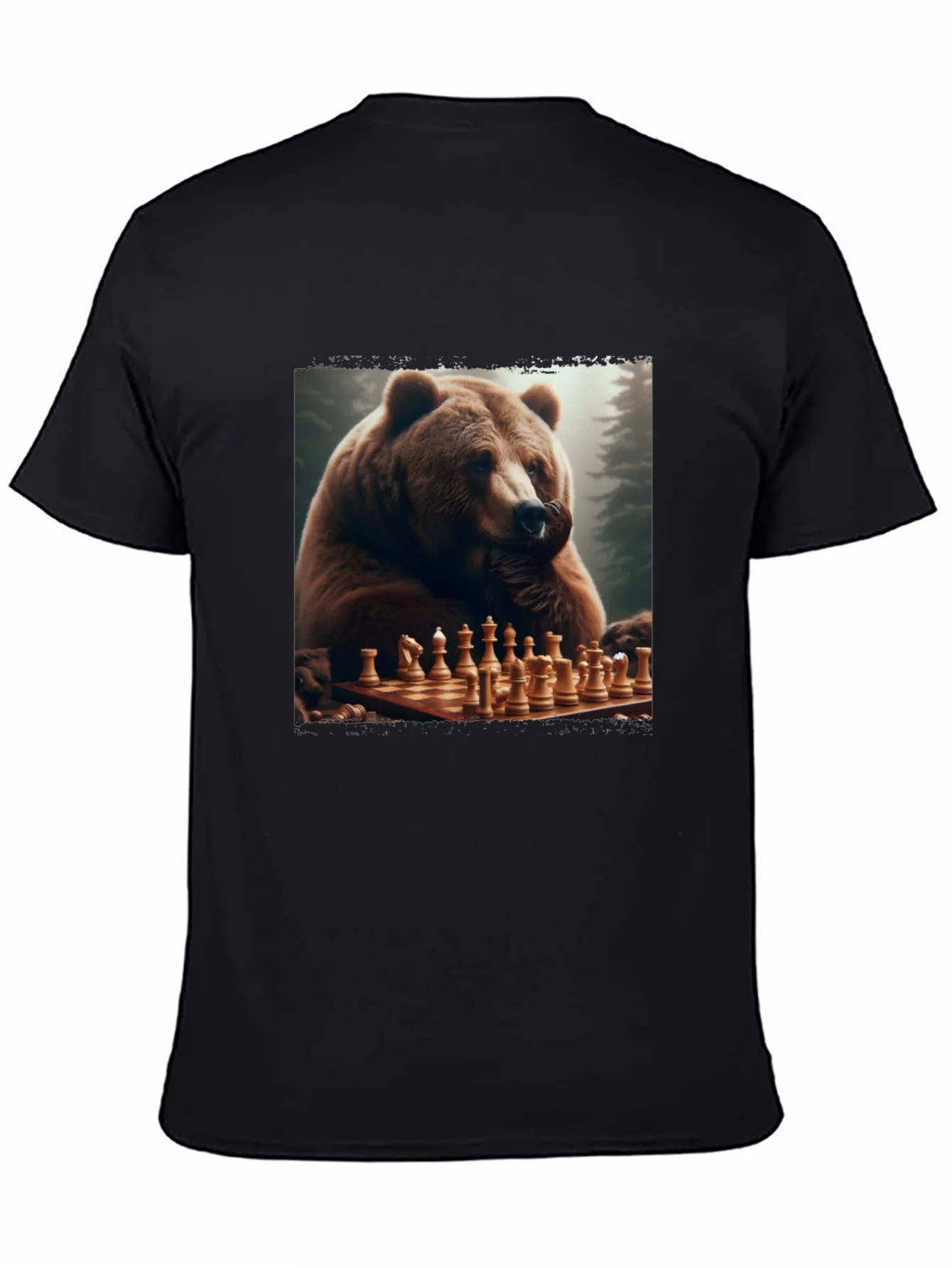 Rebbecca Bear Playing Chess T-Shirt
