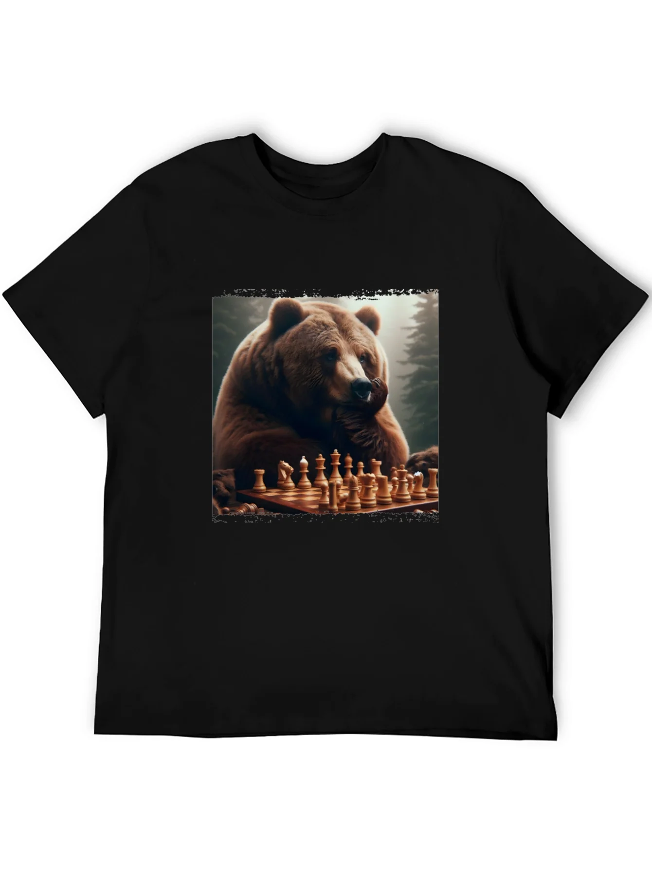 Rebbecca Bear Playing Chess T-Shirt